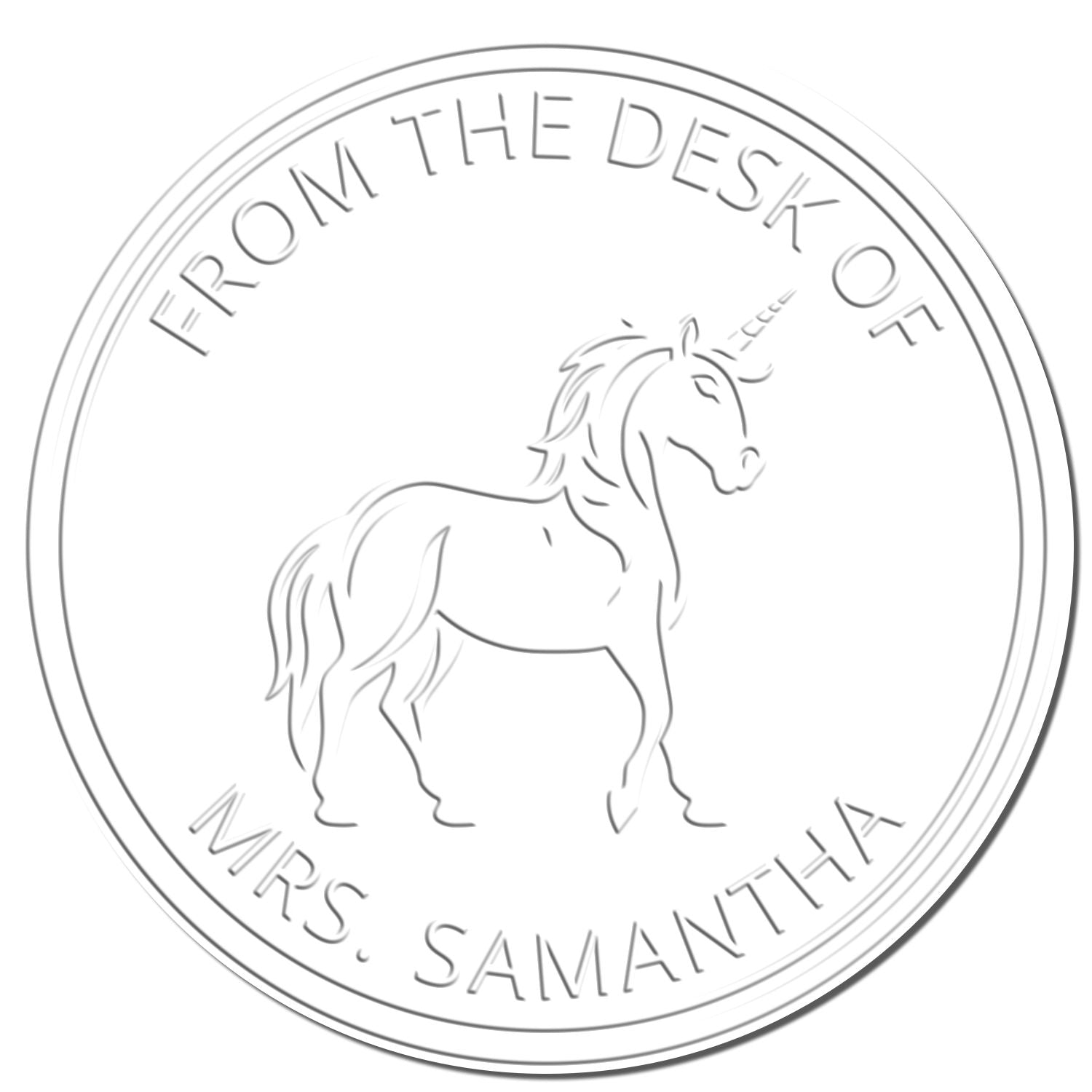 Soft Majesticdream Magical Unicorn Customized Book Collection Seal - Engineer Seal Stamps