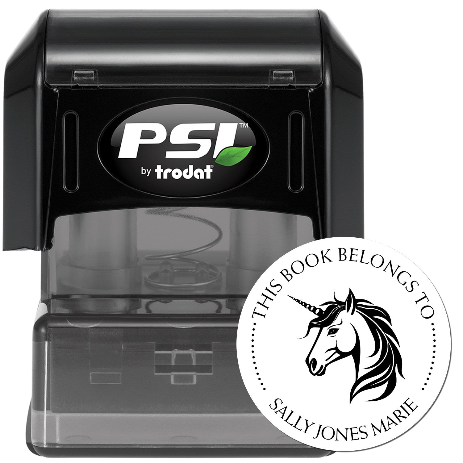 Eclipsewing Unicorn Pre-Inked Customized From The Home Library Of Stamp - Engineer Seal Stamps