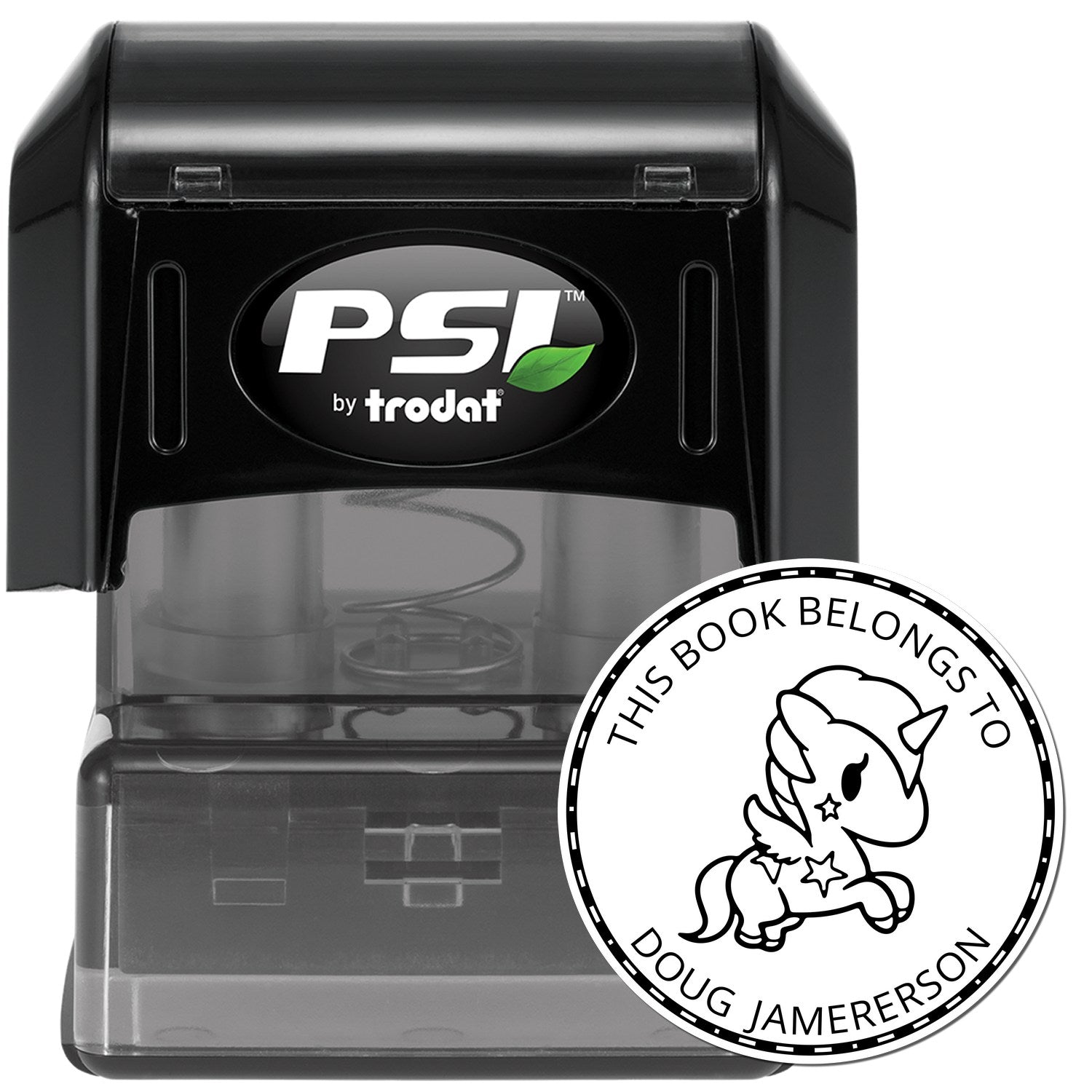 MistyHoof Unicorn Pre-Inked Customized From The Study Of Stamp - Engineer Seal Stamps