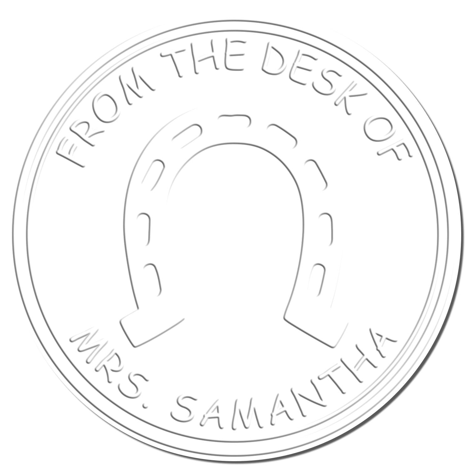 Soft Mustang Grips Customized Book Property Embosser - Engineer Seal Stamps