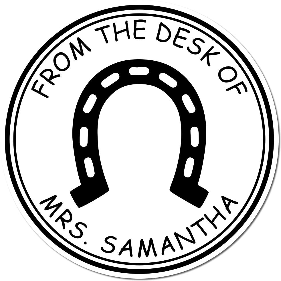 Mustang Grips Pre-Inked Custom-Made Ex Libris Stamp - Engineer Seal Stamps