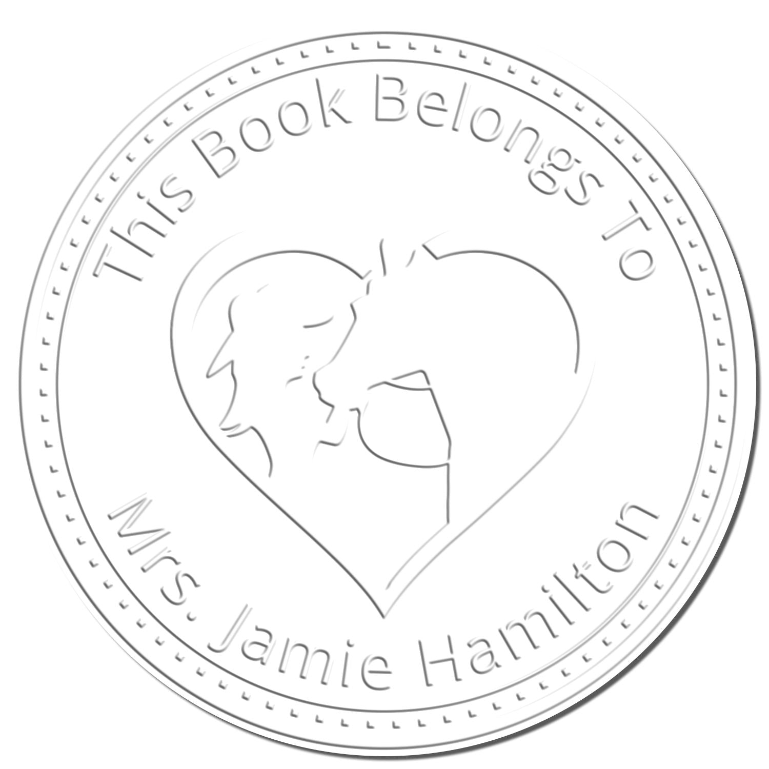 Soft Starlight Gaze Horse Customized Bookplate Sticker Embossing Seal - Engineer Seal Stamps