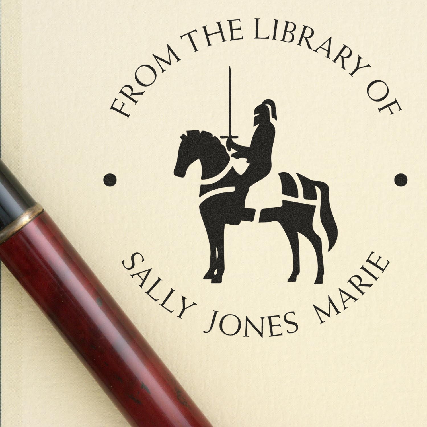 Royal Echo Knights Pre-Inked Custom-Made From The Bookshelf Of Stamp - Engineer Seal Stamps