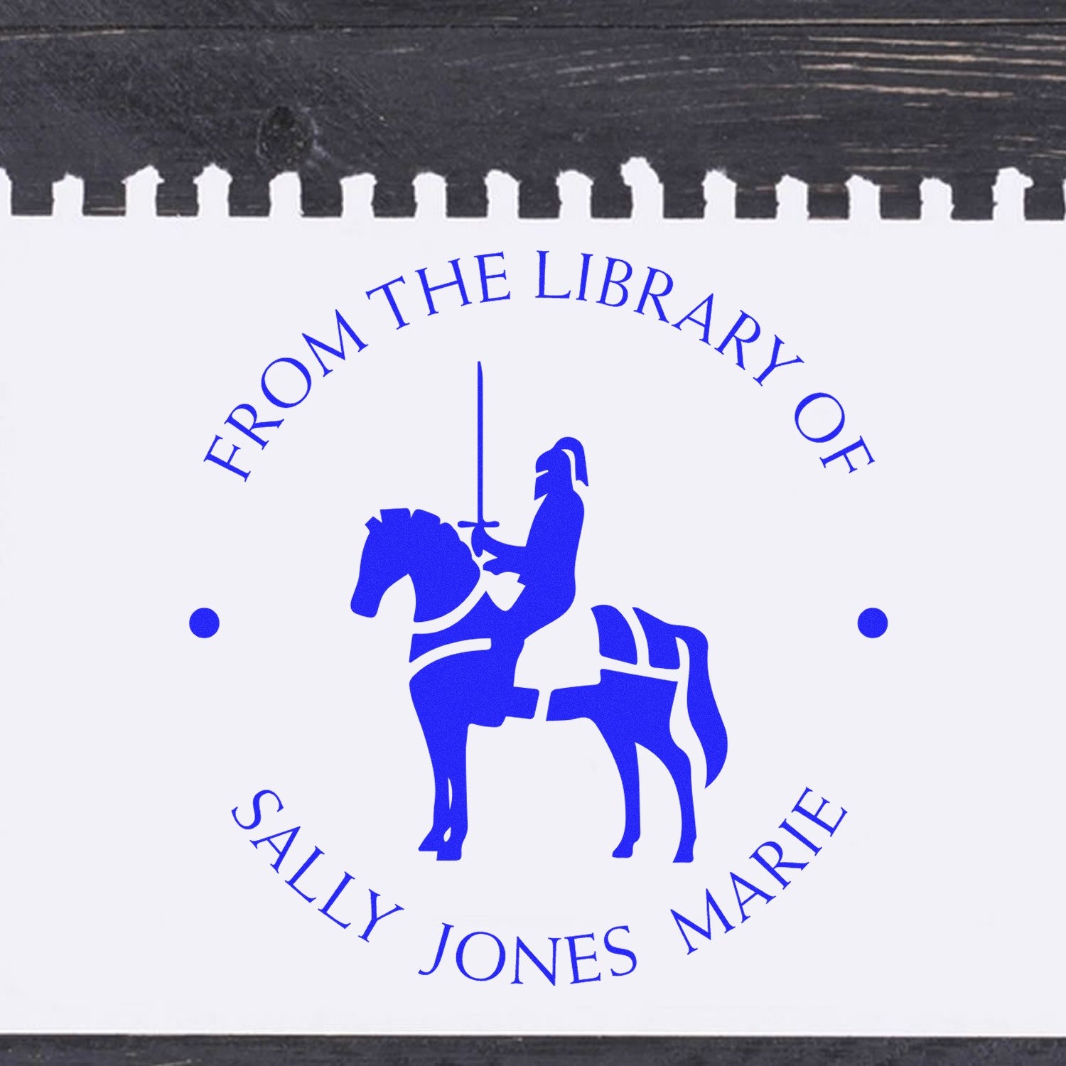 Royal Echo Knights Pre-Inked Custom-Made From The Bookshelf Of Stamp - Engineer Seal Stamps