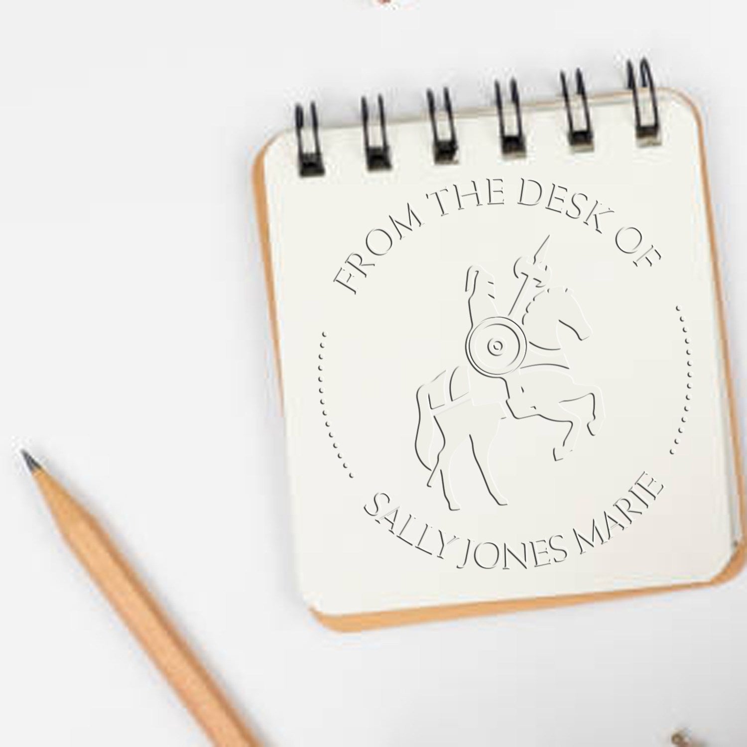 Soft Aurora's Glow Knights Customized From The Private Library Of Embossing Seal