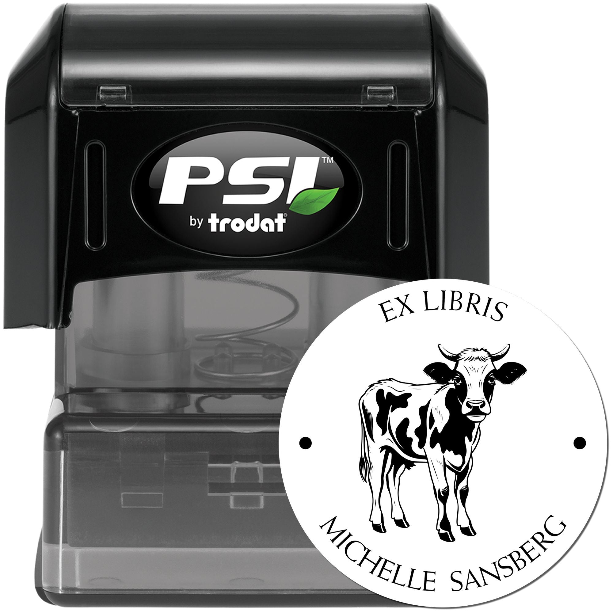 Clarabelle Cow Pre-Inked Custom-Made From The Library Of Design Stamp - Engineer Seal Stamps