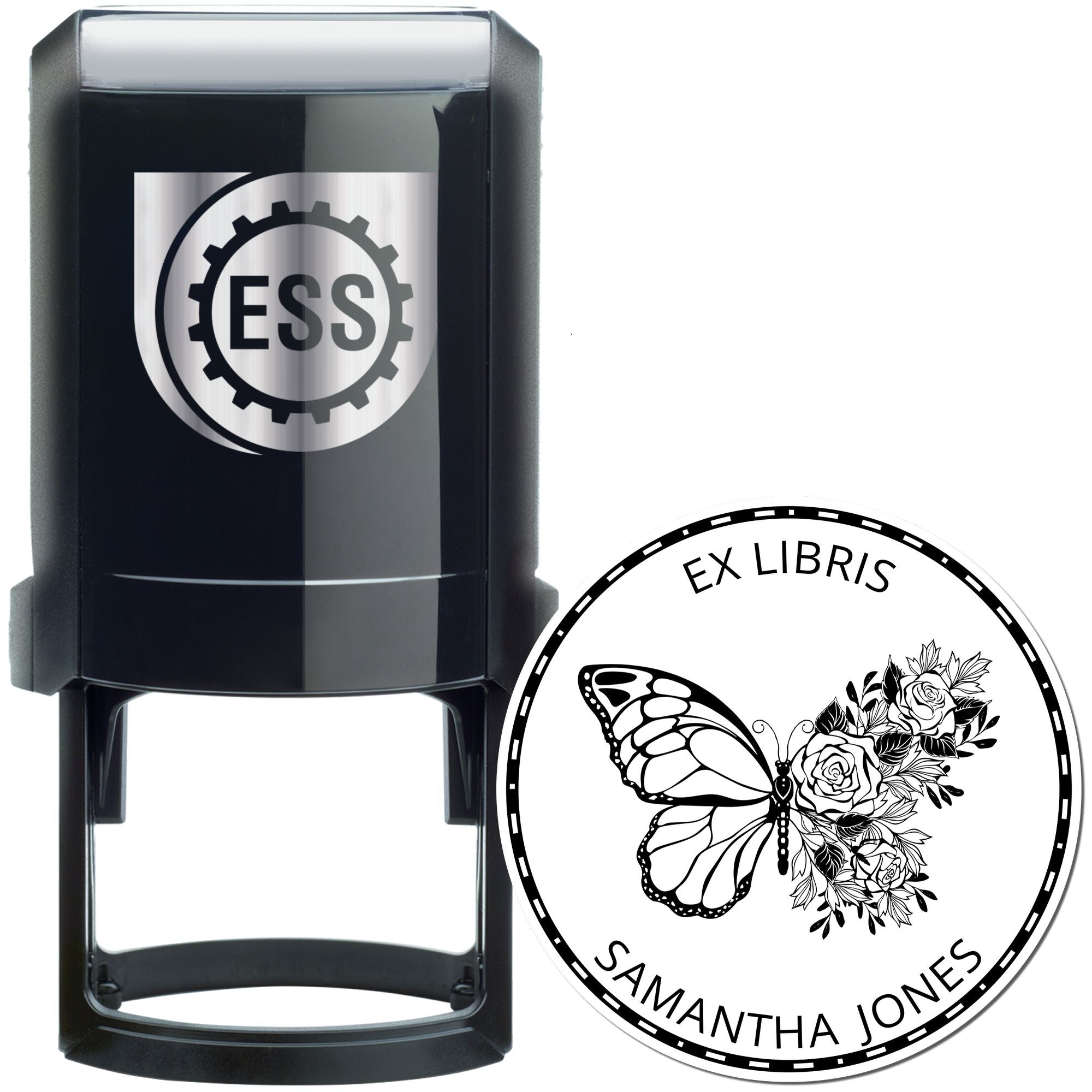 Aurora Mythical Fairy Self-Inking Customized Ex Libris Art Stamp - Engineer Seal Stamps