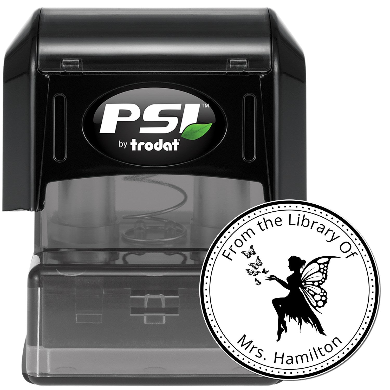 Seraphina Mythical Fairy Pre-Inked Custom-Made Book Design Stamp - Engineer Seal Stamps