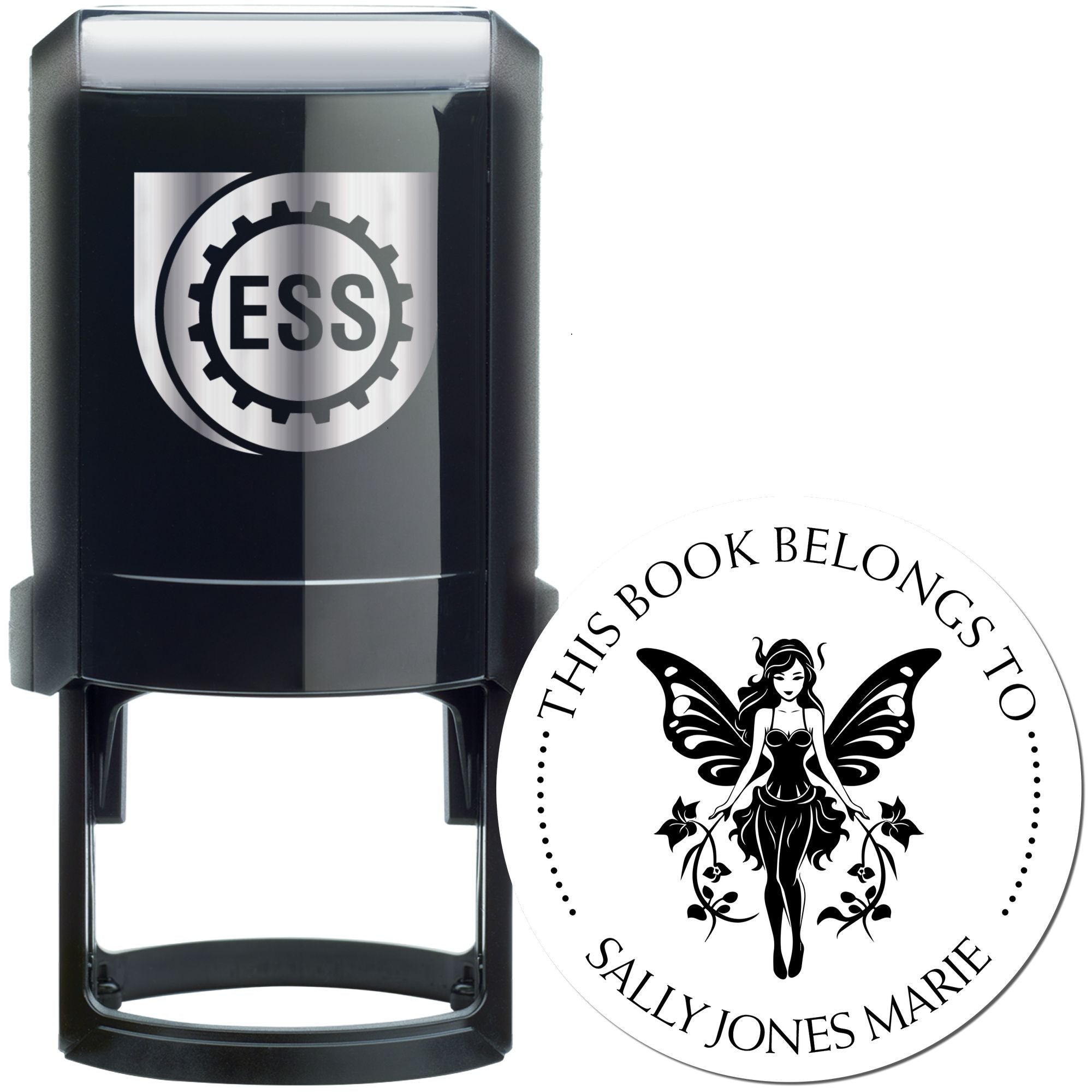 Ariel Mythical Fairy Self-Inking Customized Book Lover Stamp - Engineer Seal Stamps