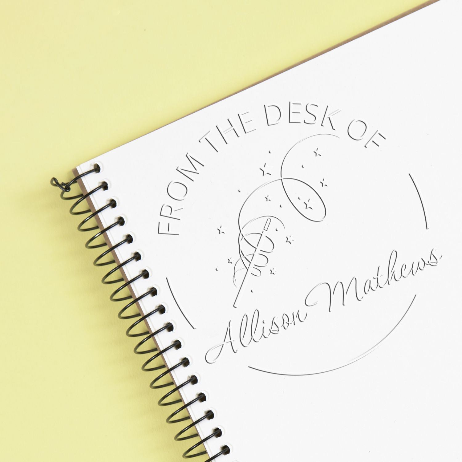 Soft Twinkle Fairy Customized Ex Libris Embosser - Engineer Seal Stamps