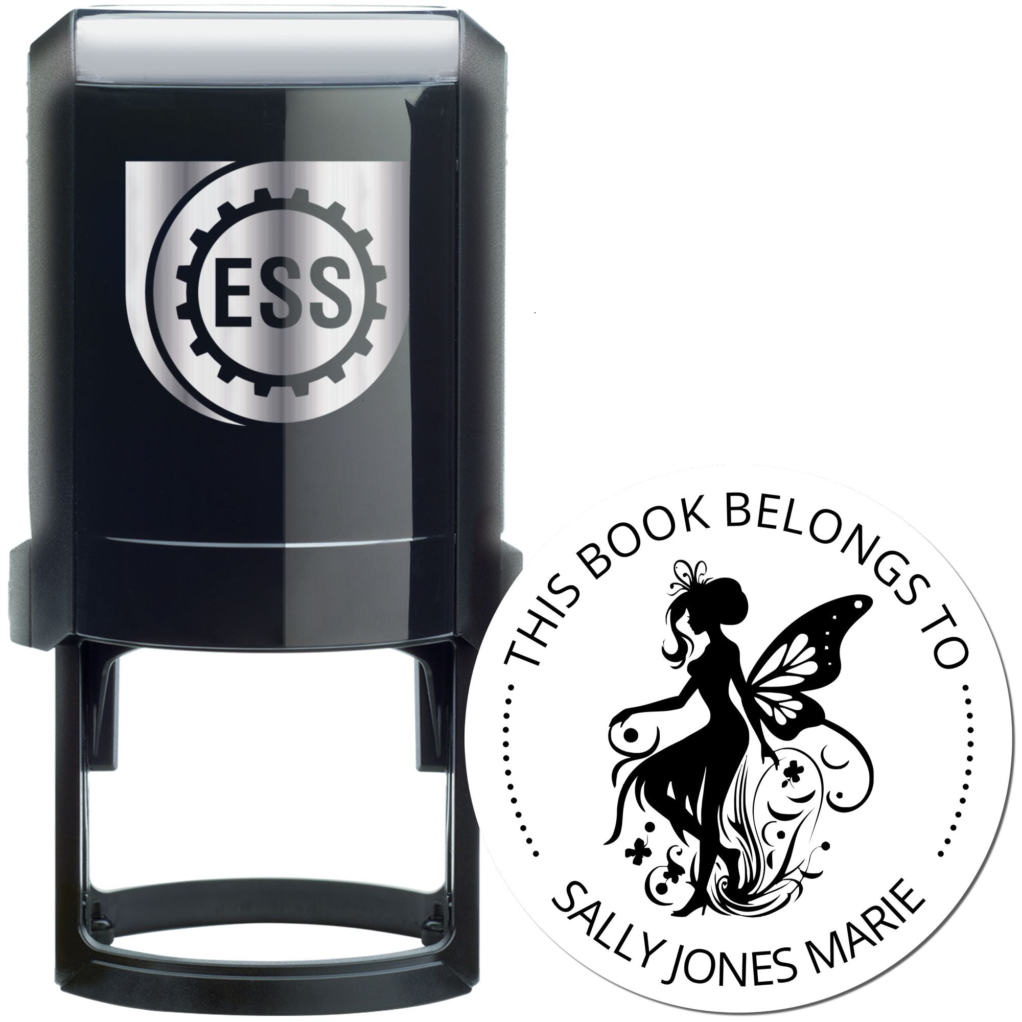 Petal Fairy Self-Inking Customized Book Signature Stamp - Engineer Seal Stamps