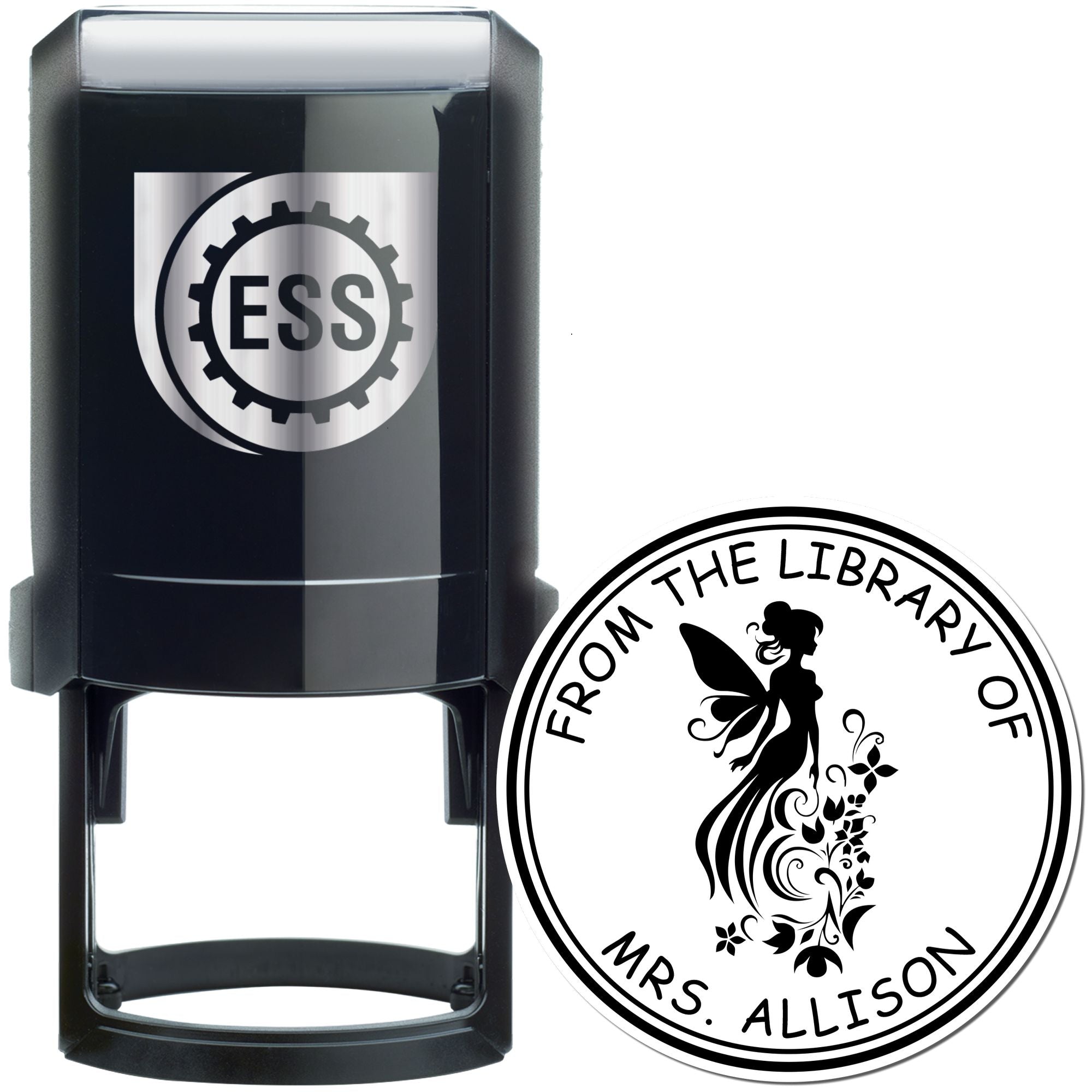 Briar Magical Fairy Self-Inking Customized Book Branding Stamp - Engineer Seal Stamps