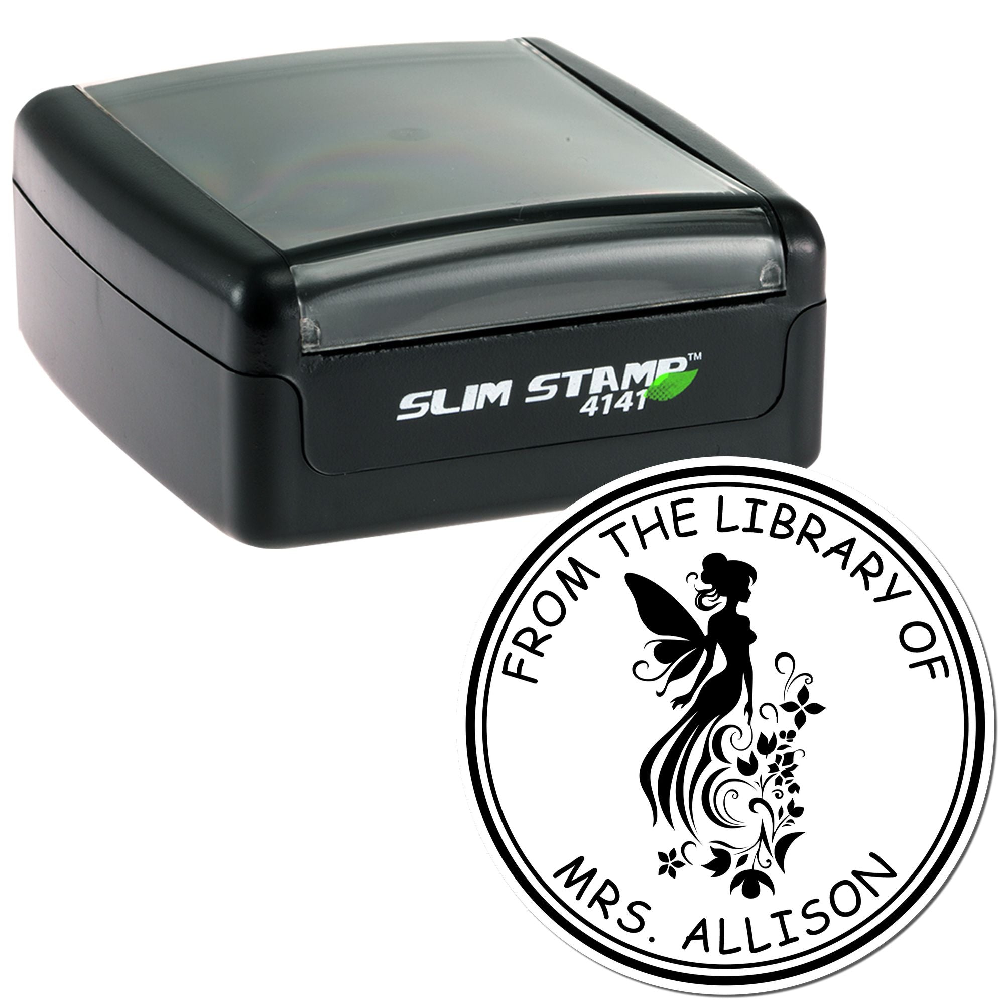 Slim Pre-Inked Briar Magical Fairy Customizable Library Of Stamp - Engineer Seal Stamps