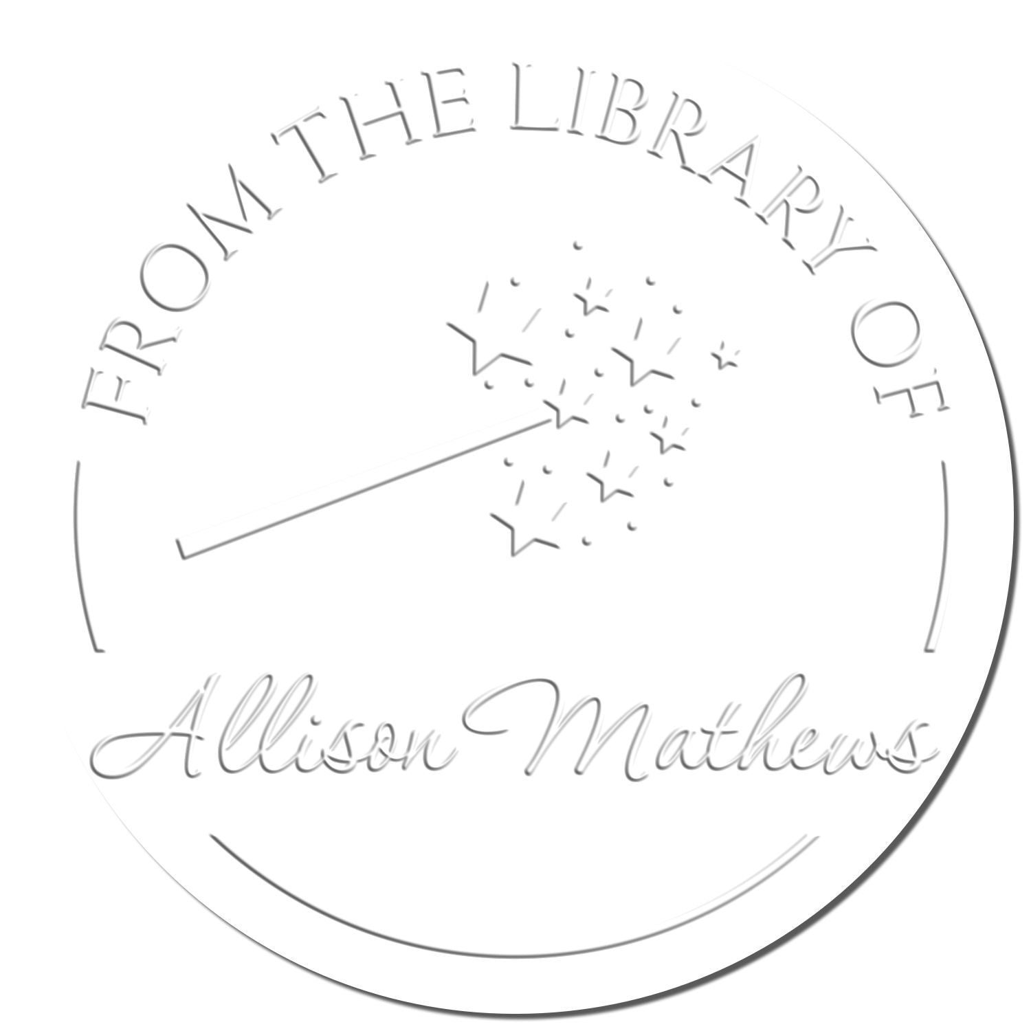 Pixie Magical Fairy Hybrid Customized Book Seal - Engineer Seal Stamps