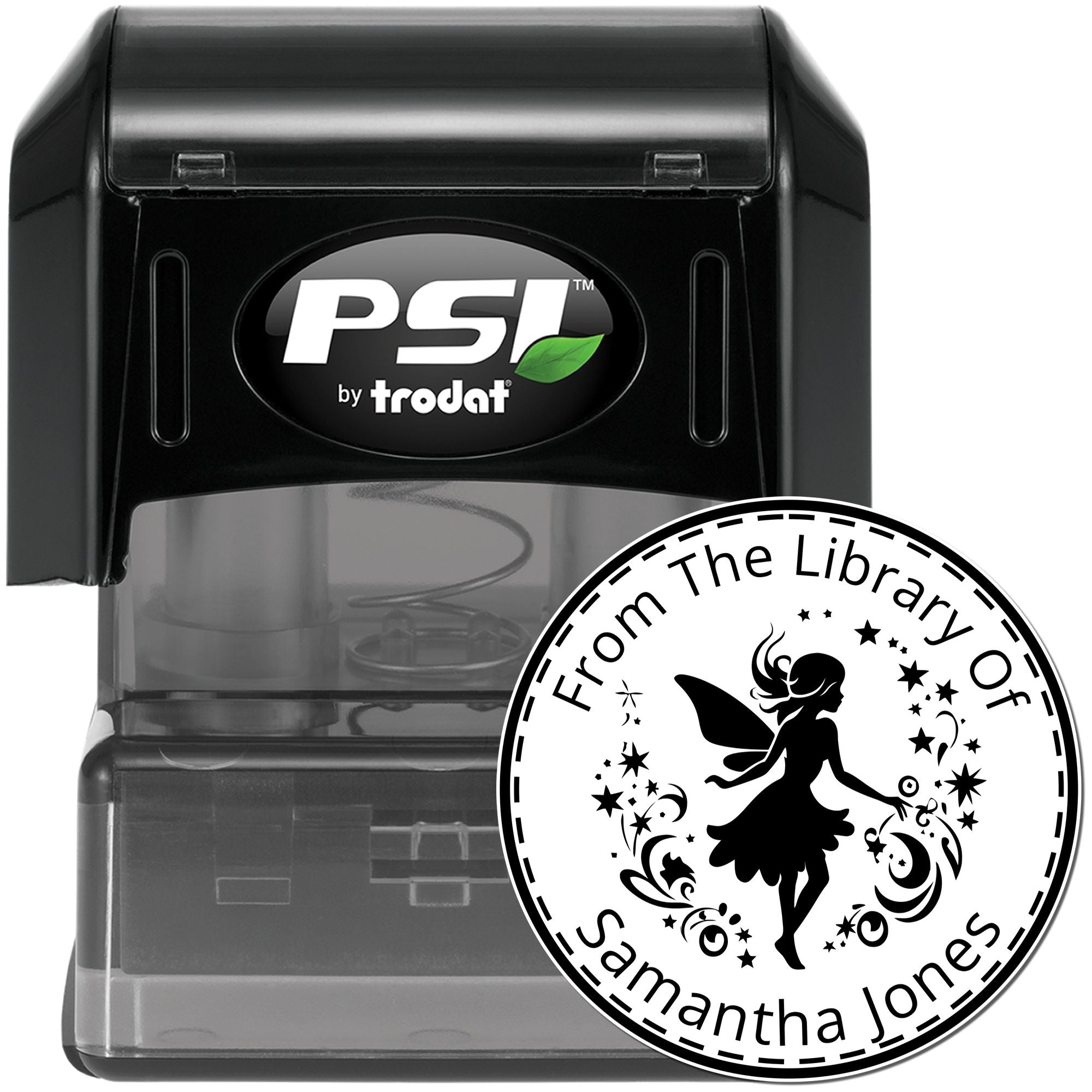 Meadow Magical Fairy Pre-Inked Personalizable Book Marking Stamp - Engineer Seal Stamps