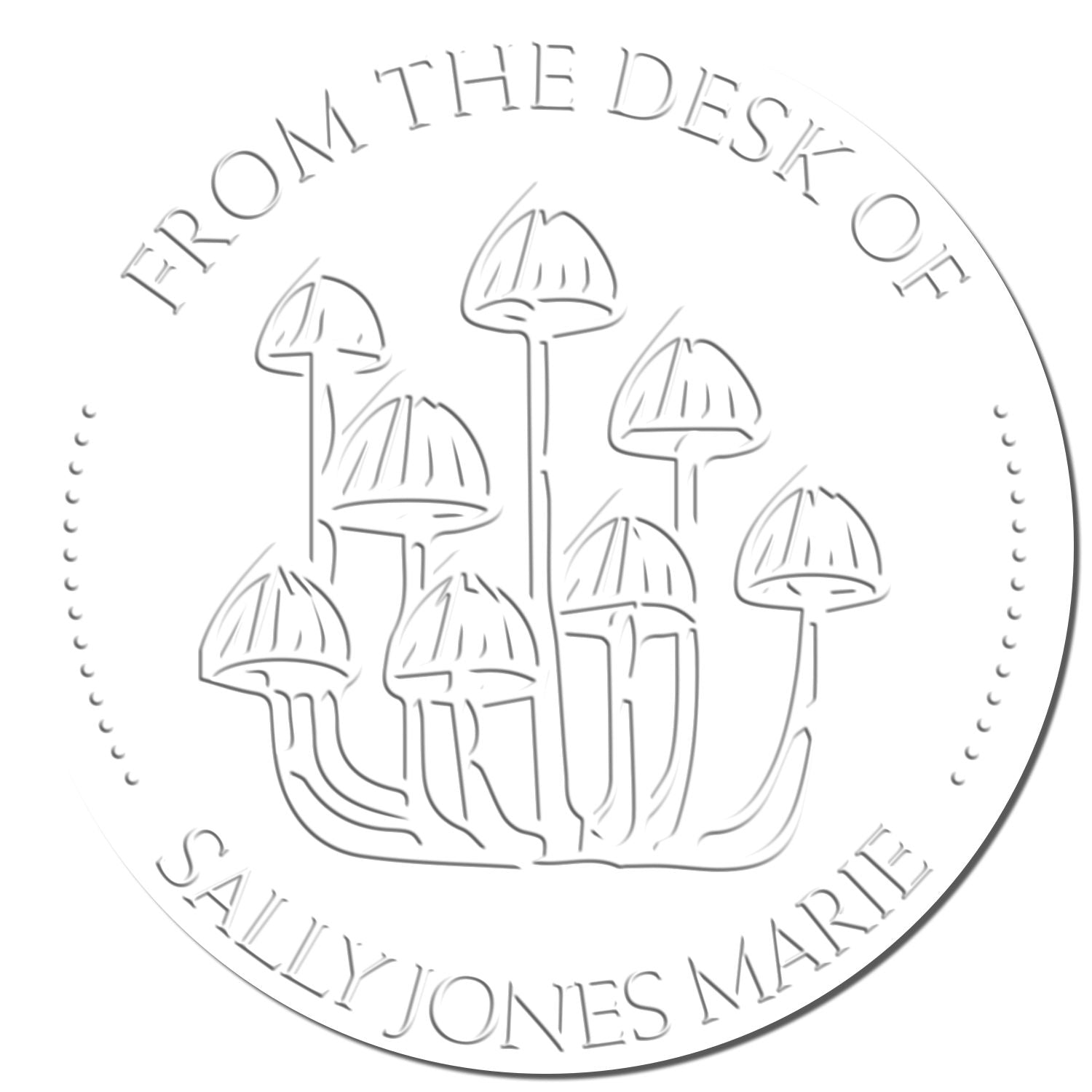 Arcane Truffle Shroom Desk Custom-Made Name For Books Embossing Seal - Engineer Seal Stamps