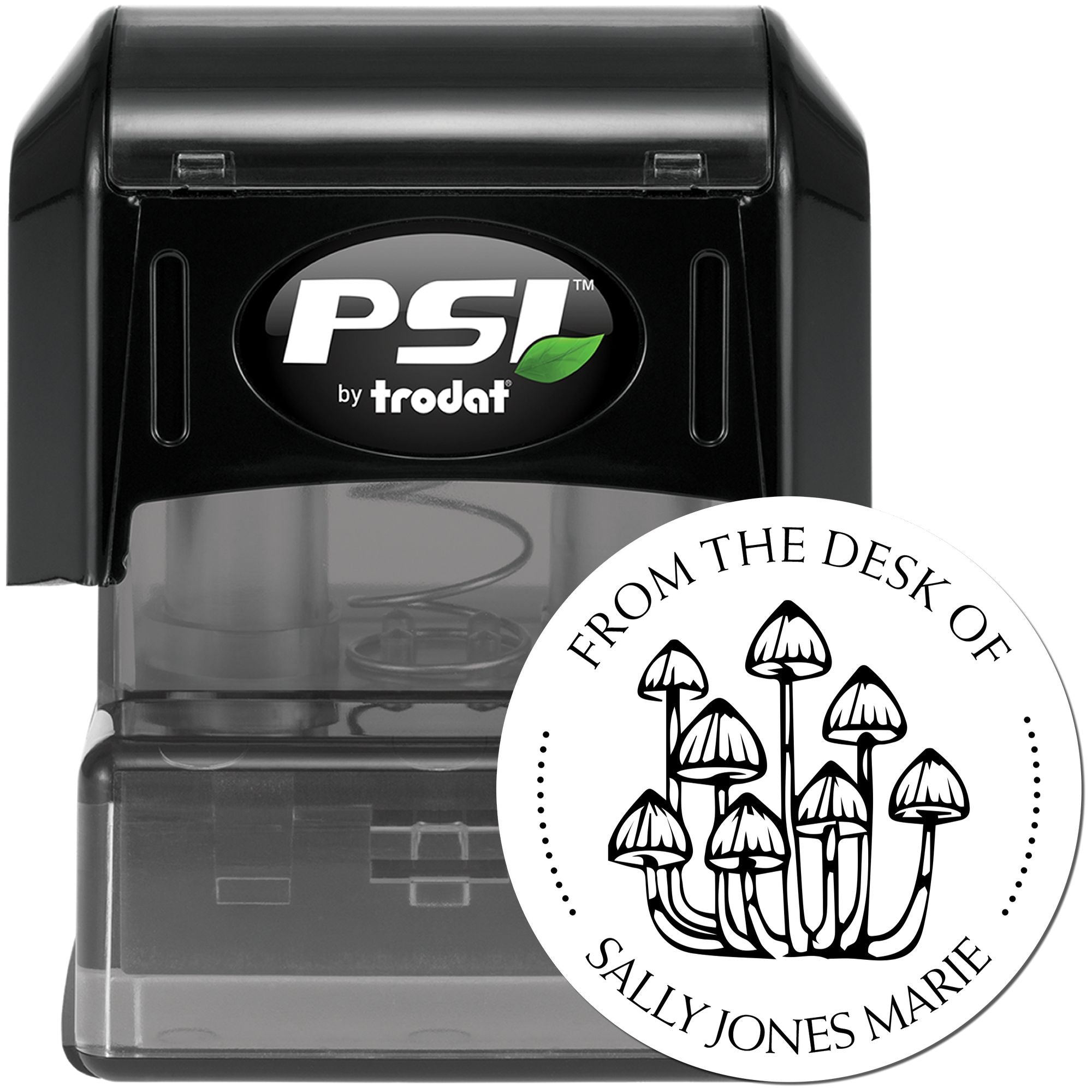 Arcane Truffle Shroom Pre-Inked Personalizable Book Insignia Stamp - Engineer Seal Stamps