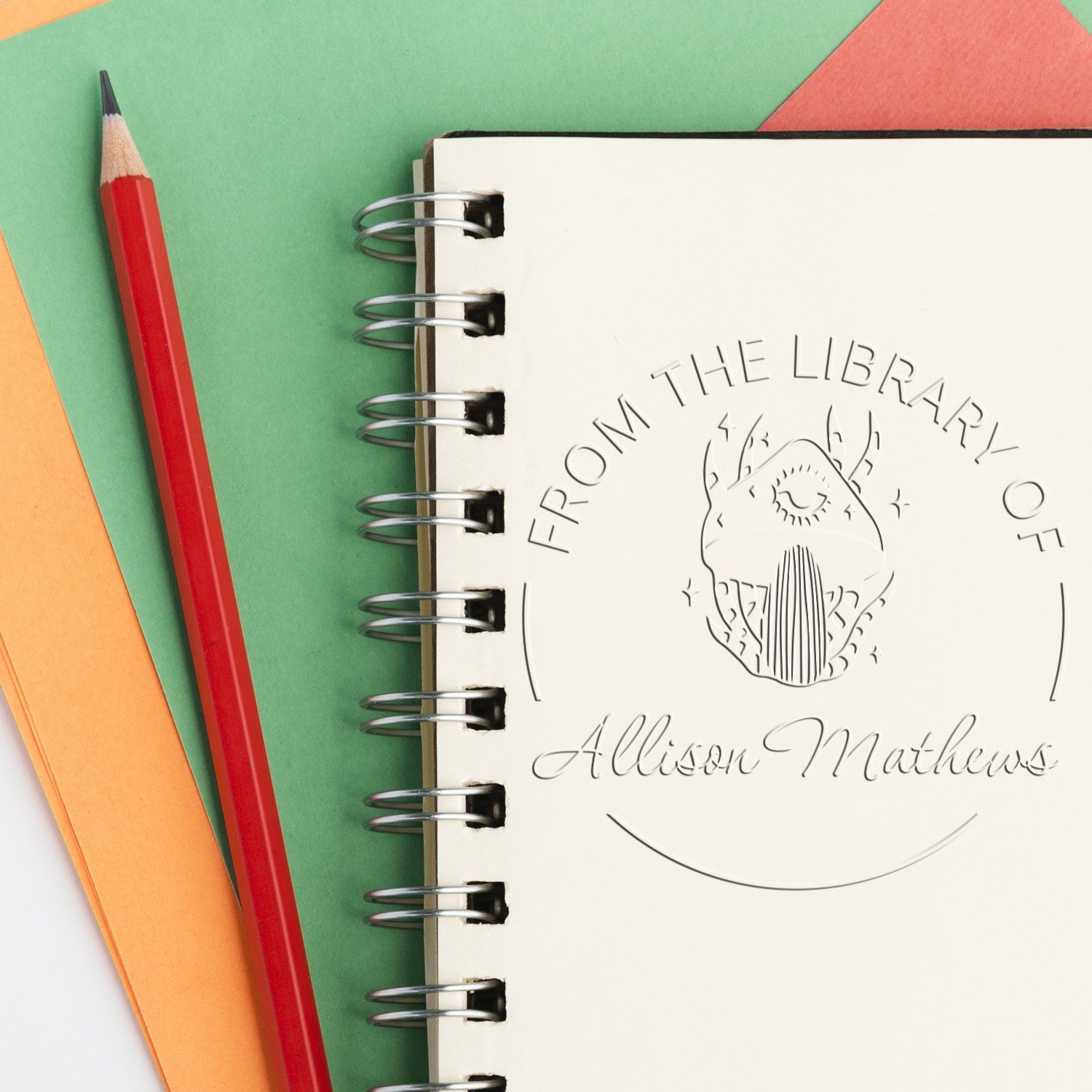 Soft Phantom Puffball Shroom Customized Library Collection Embossing Seal - Engineer Seal Stamps