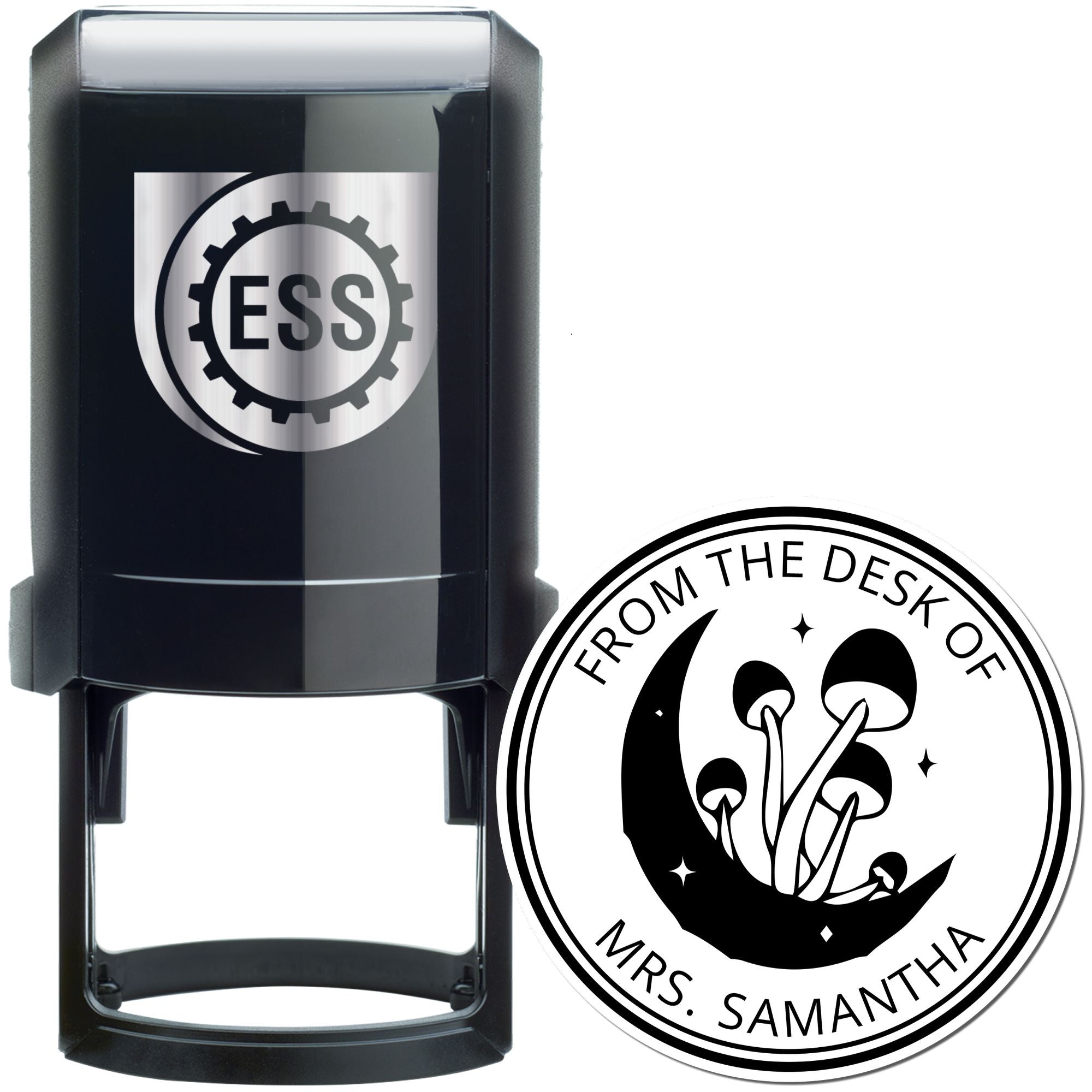 Chanting Chanterelle Mushroom Self-Inking Customized From The Collection Of Stamp - Engineer Seal Stamps