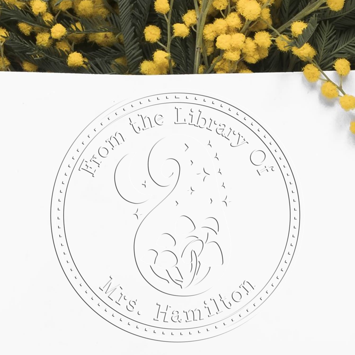 Soft Twilight Tubercle Spore Customized From The Office Of Seal - Engineer Seal Stamps