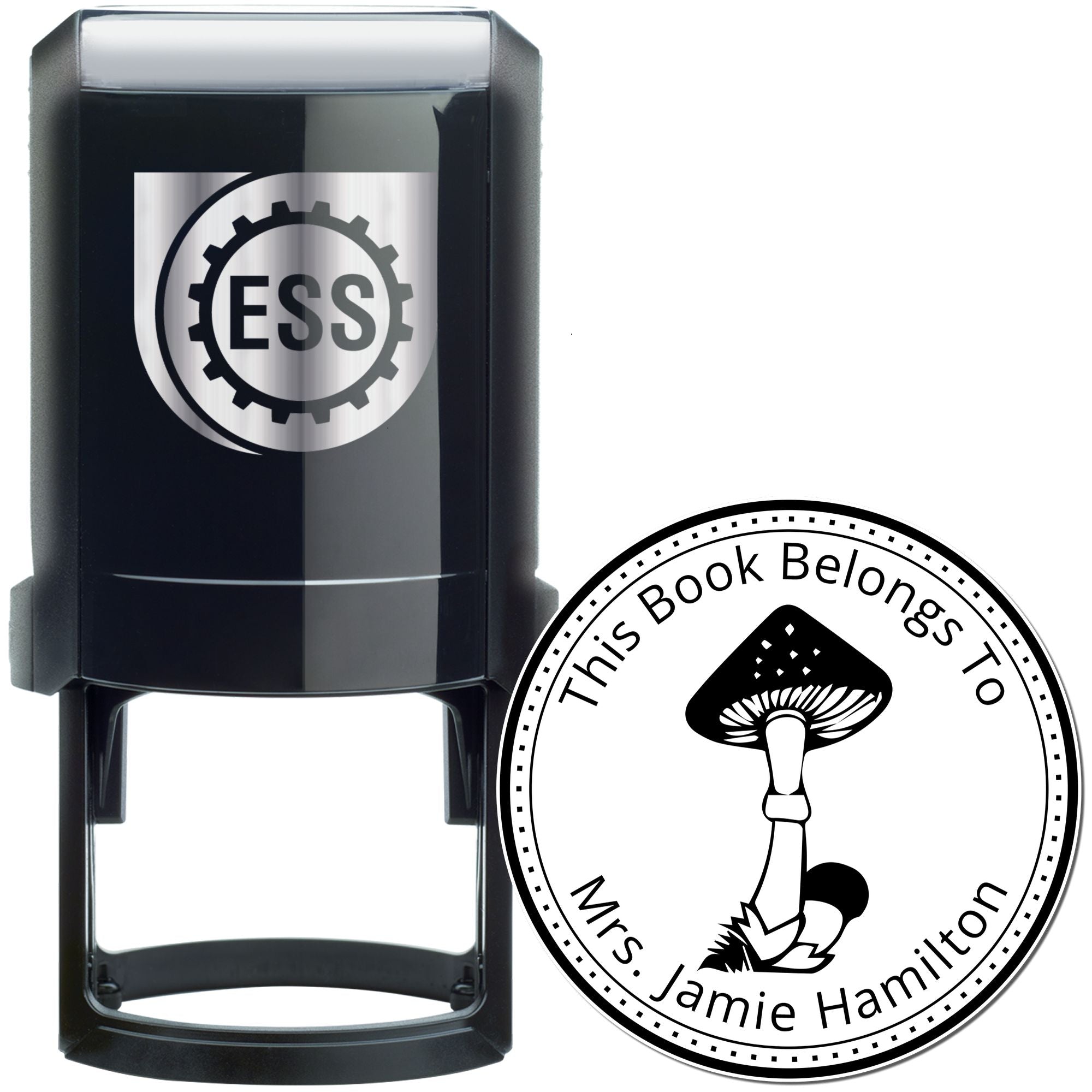 Nethercap Spore Self-Inking Customized From The Private Library Of Stamp - Engineer Seal Stamps