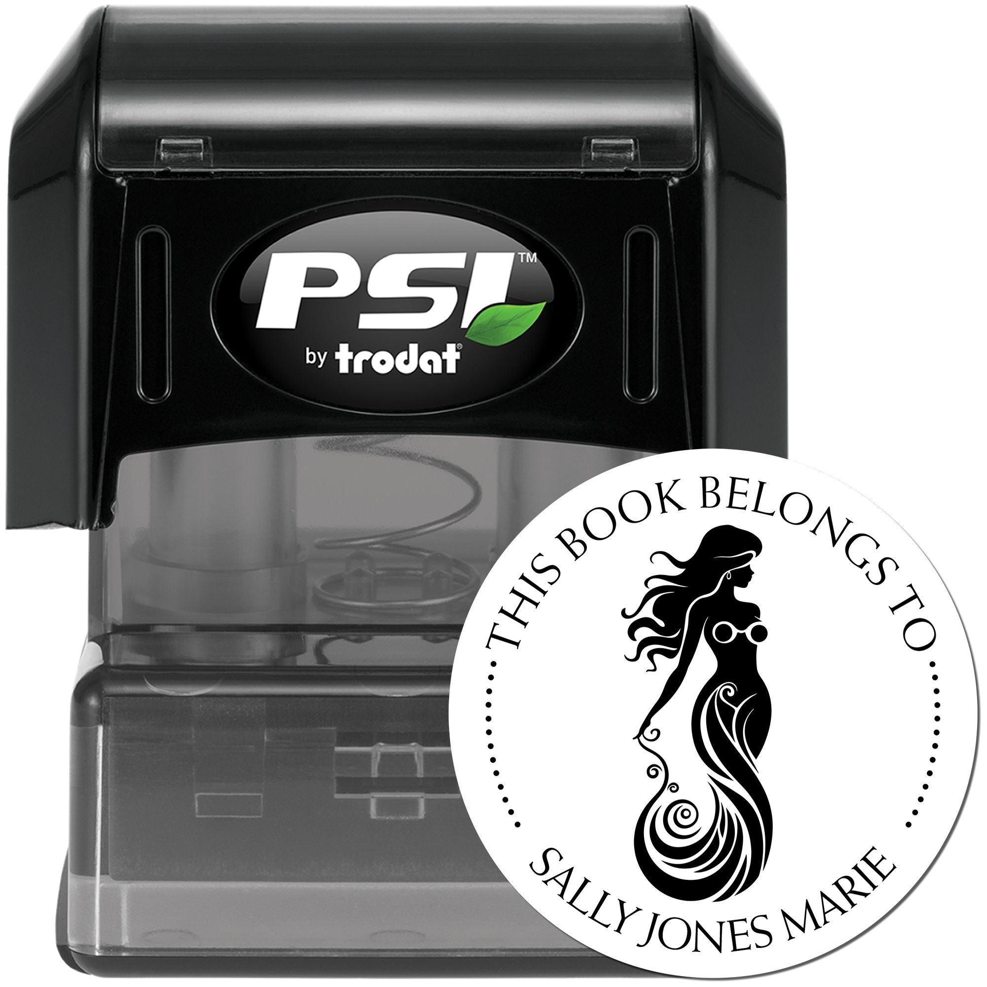 Marina Bluefin Mythical Mermaid Pre-Inked Personalizable From The Collection Of Stamp - Engineer Seal Stamps