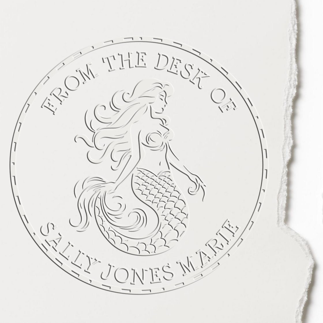 Selene Starfish Mythical Mermaid Desk Custom-Made From The Private Collection Of Seal - Engineer Seal Stamps