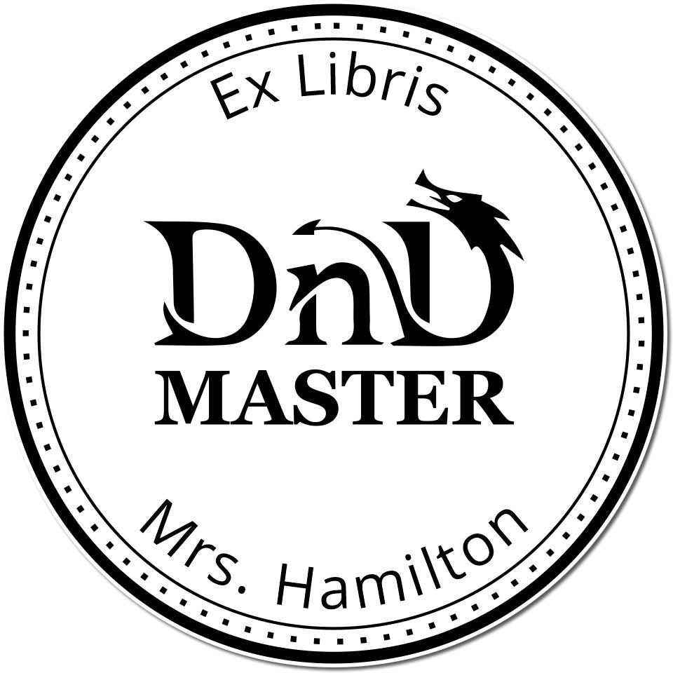 Amulet of the Wise Gamer Self-Inking Customized Stamp - Engineer Seal Stamps