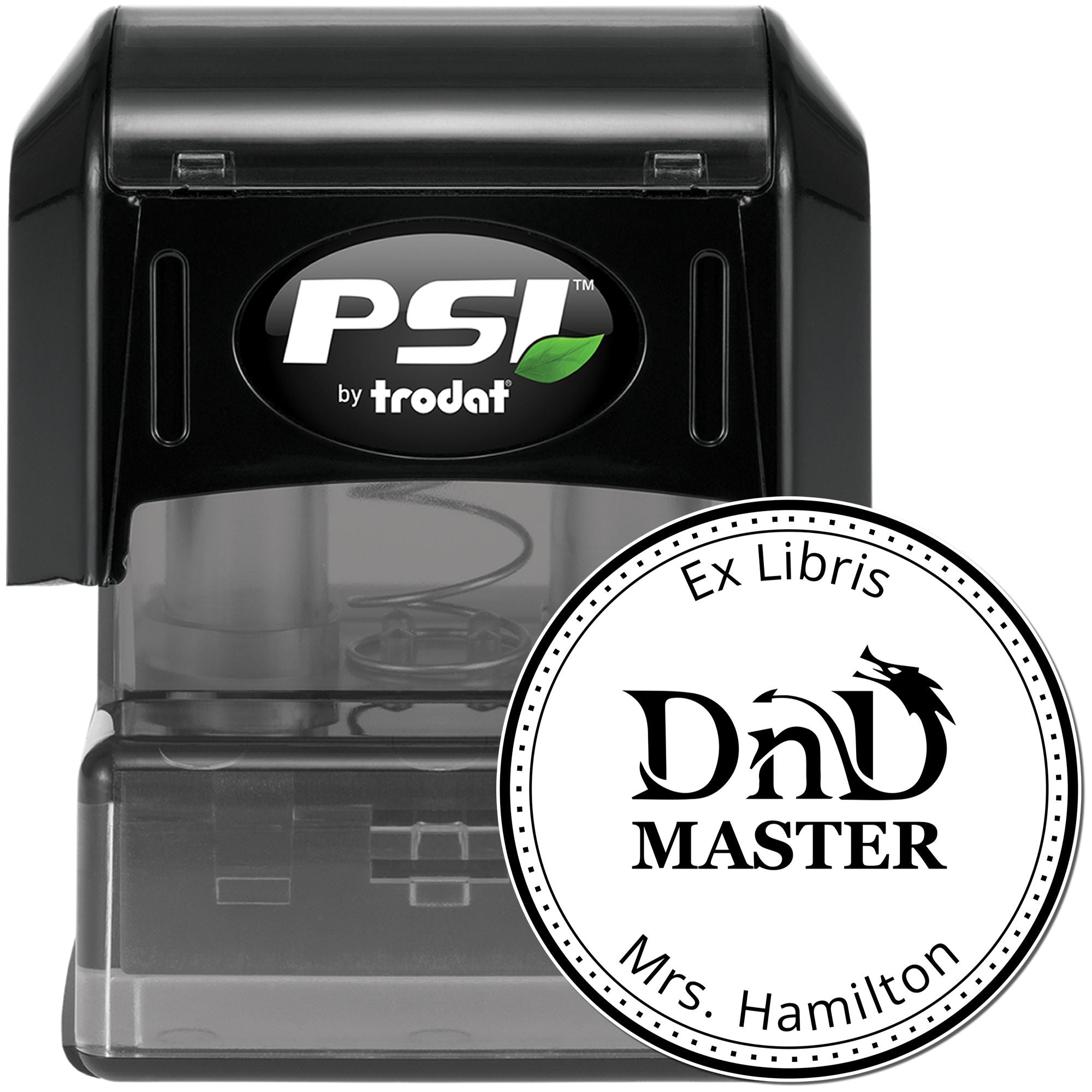 Amulet of the Wise Gamer Pre-Inked Personalizable From The Library Of Design Stamp - Engineer Seal Stamps