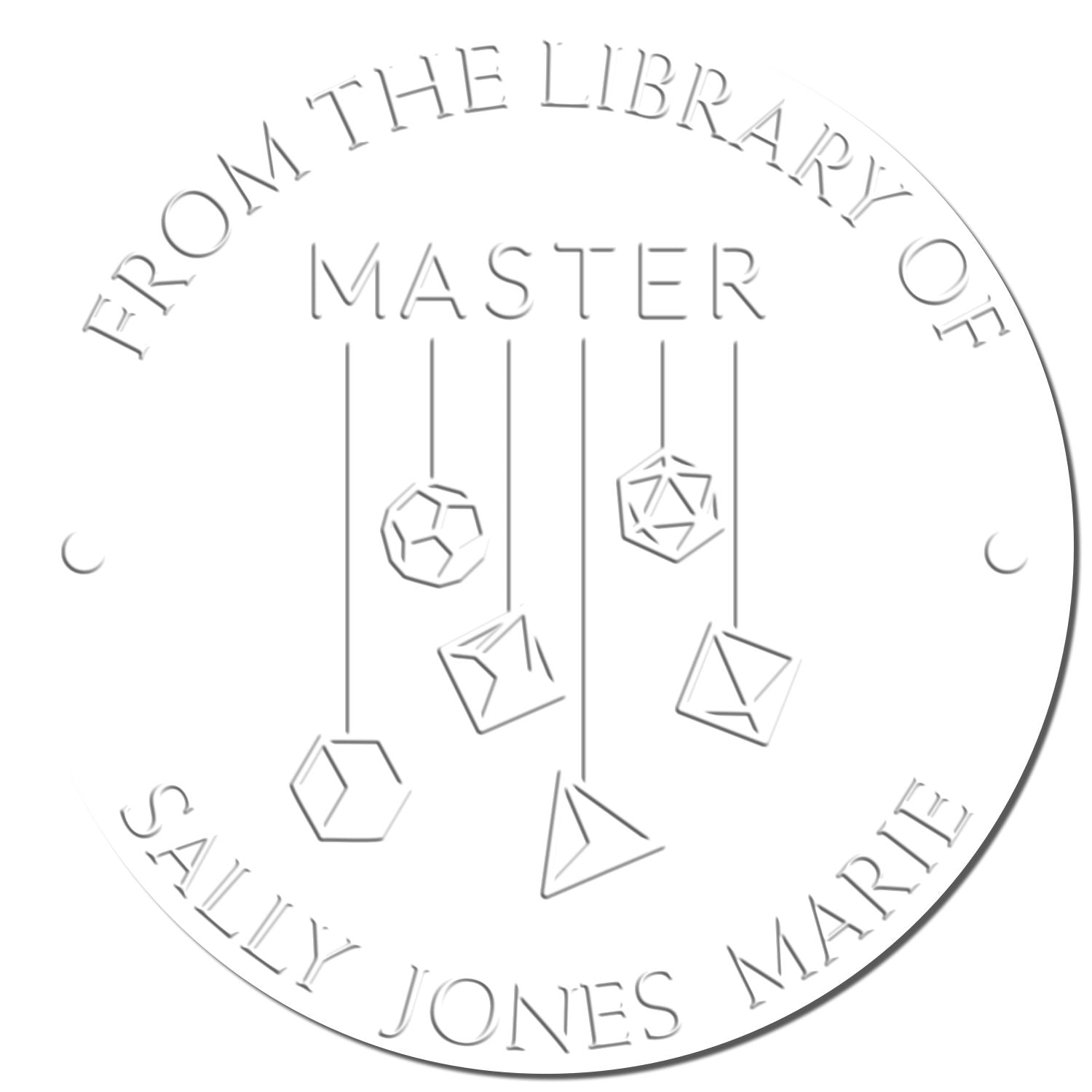 Soft Ring of Invisibility Gamer Customized Embossing Seal - Engineer Seal Stamps