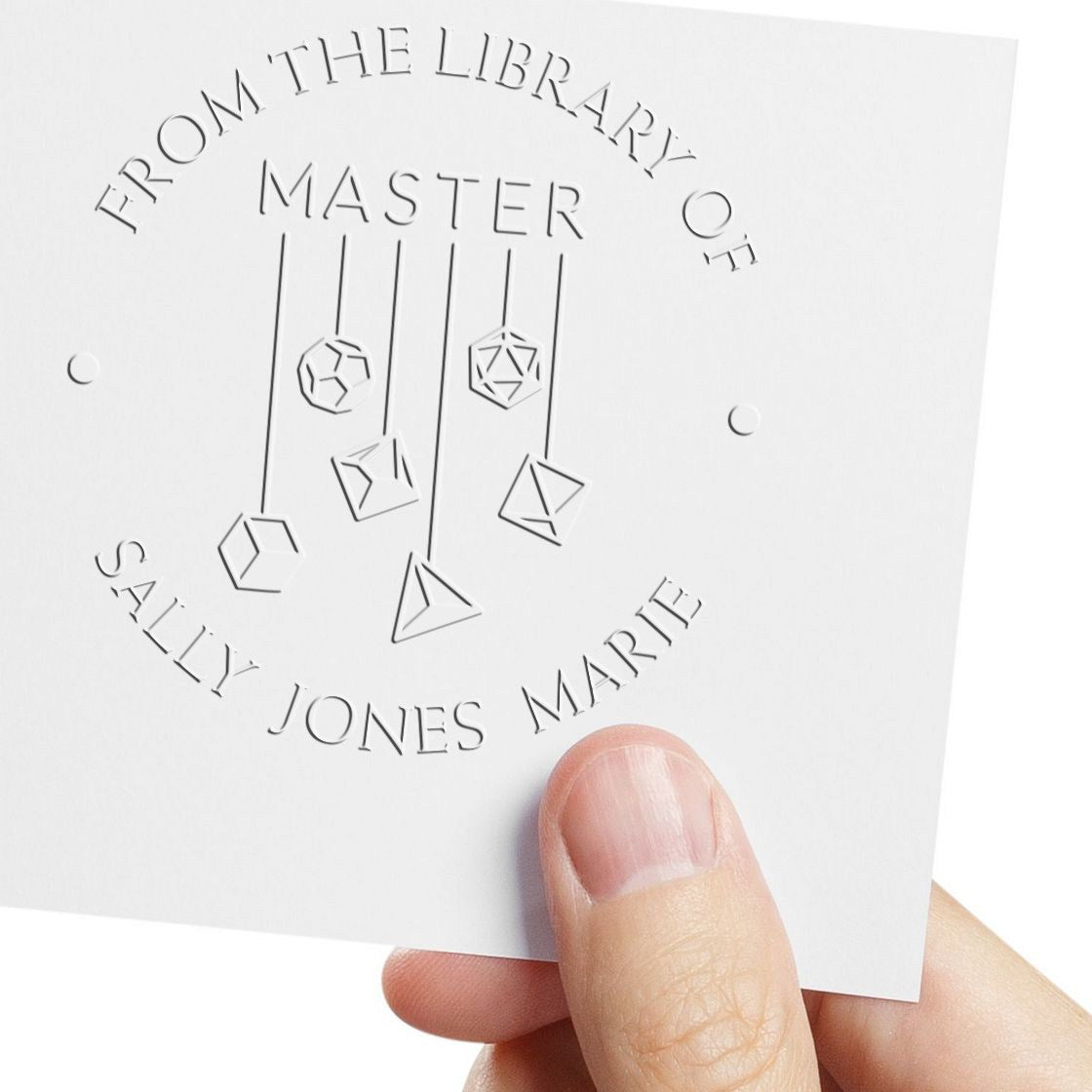 Ring of Invisibility Gamer Hybrid Customized Book Signature Seal - Engineer Seal Stamps