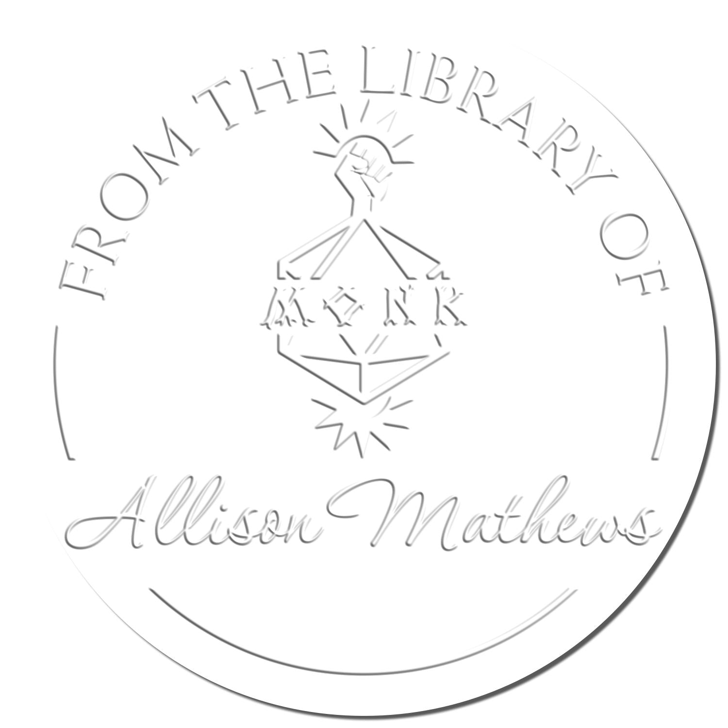 Bracers of Archery Gamer Desk Custom-Made Library Bookplate Seal - Engineer Seal Stamps