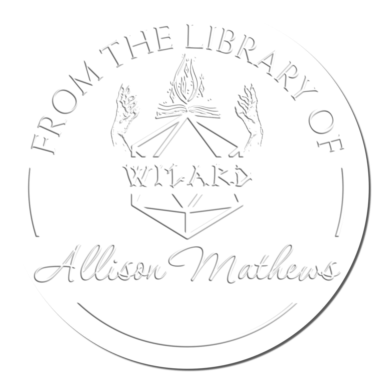 Crown of the Forest Gamer Desk Custom-Made Name For Library Seal - Engineer Seal Stamps