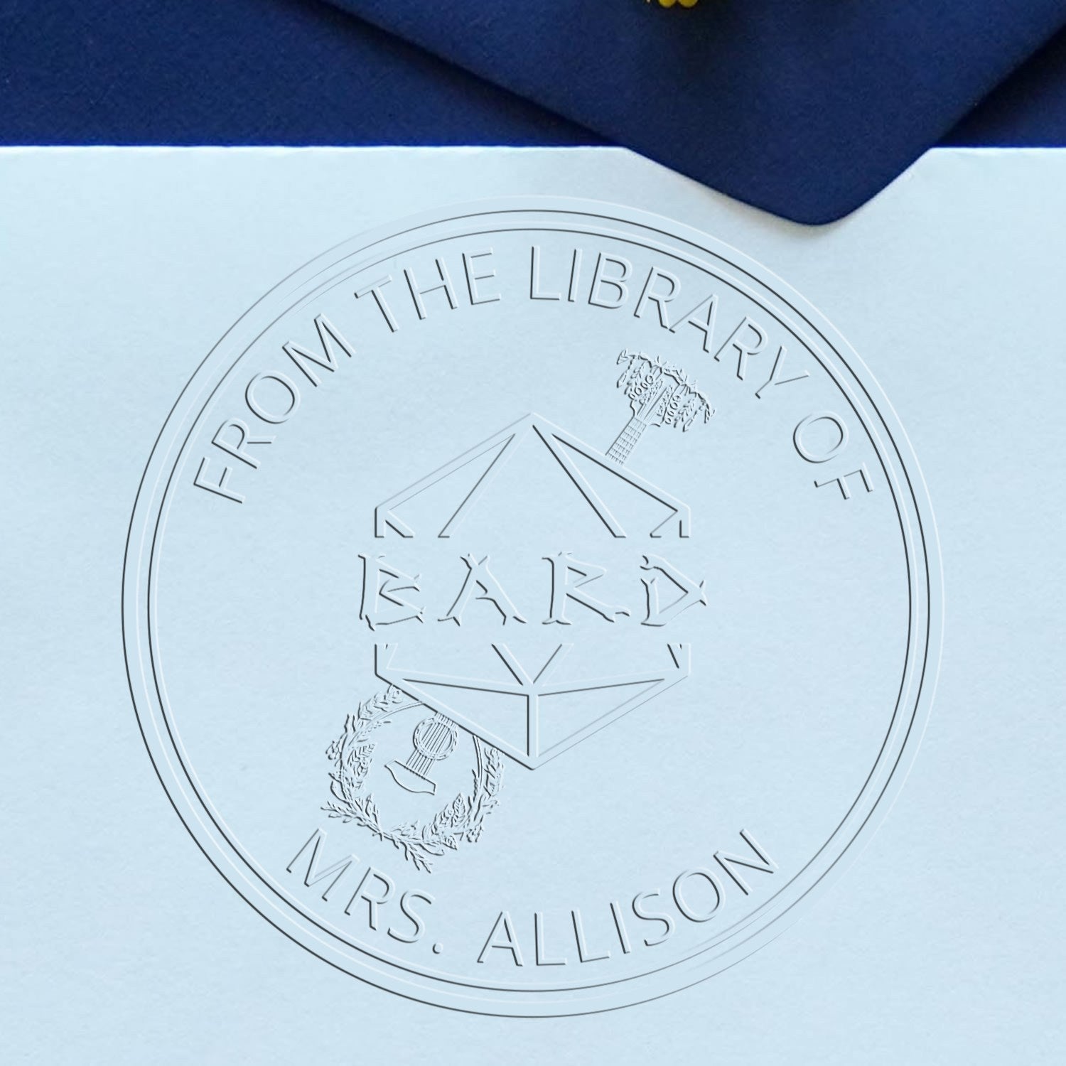 Pearl of Power Gamer Handheld Personalized Book Plate Seal