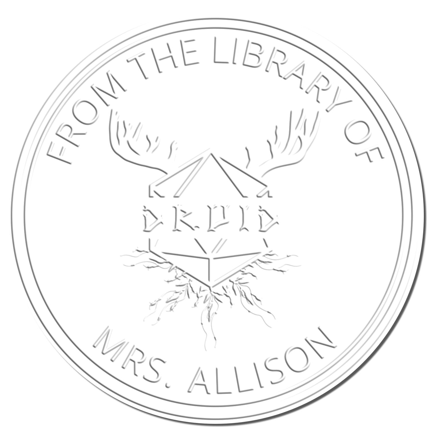 Ring of Regeneration Gamer Desk Custom-Made Library Collection Embosser - Engineer Seal Stamps