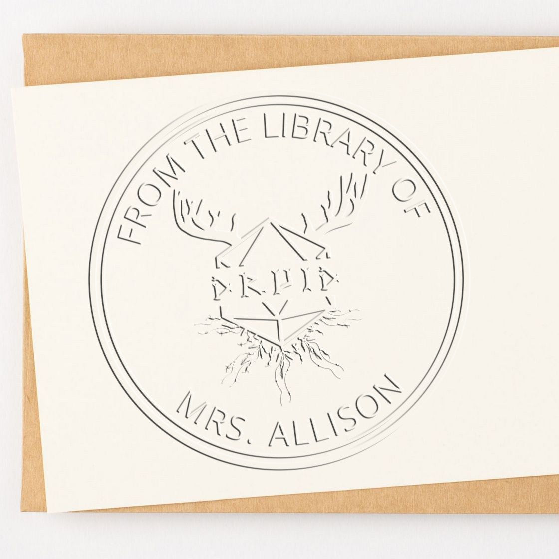 Soft Ring of Regeneration Gamer Custom-Made Library Embossing Seal - Engineer Seal Stamps