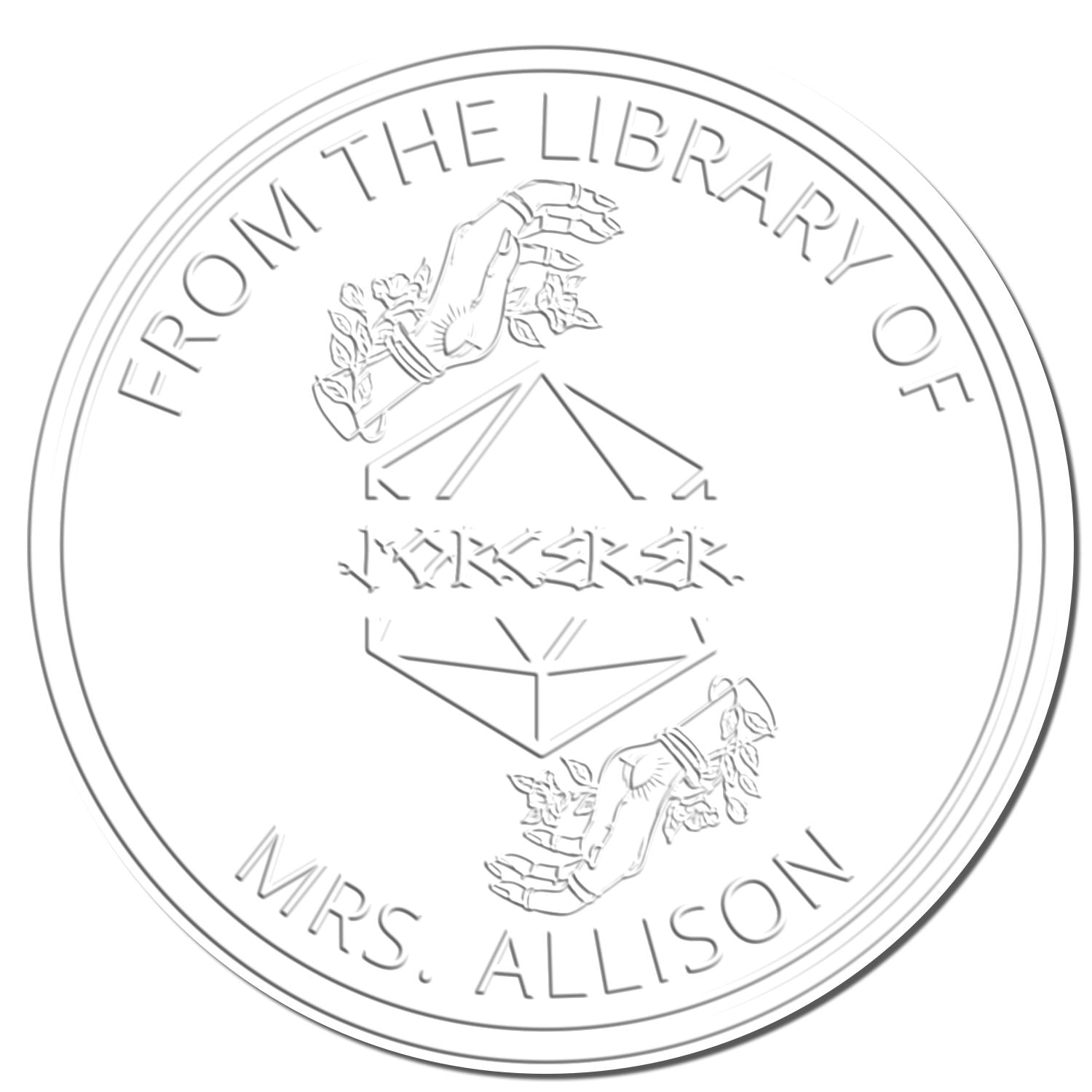 Soft Gloves of Thievery Gamer Custom-Made Book Ownership Embossing Seal - Engineer Seal Stamps