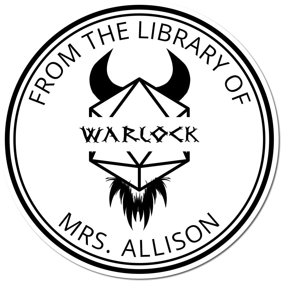 Ioun Stone of Insight Gamer Self-Inking Custom-Made Bookplate Design Stamp - Engineer Seal Stamps