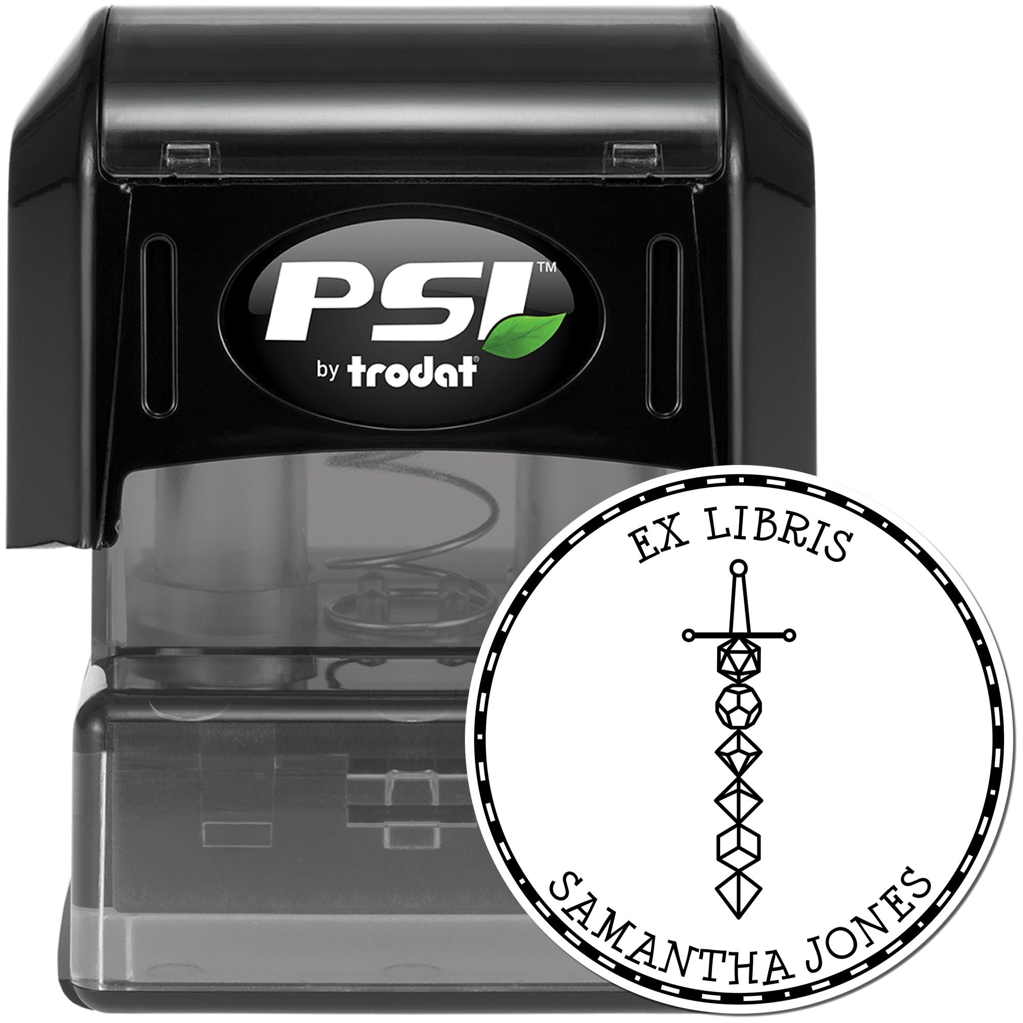 Potion of Giant Strength Gamer Pre-Inked Customizable Book Logo Stamp - Engineer Seal Stamps