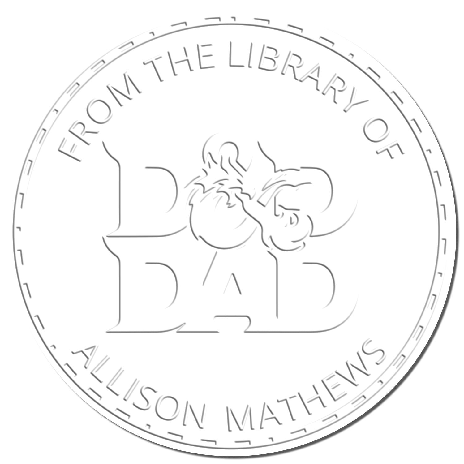 Quill of Scribing Gamer Desk Custom-Made Book Lover Gift Embossing Seal - Engineer Seal Stamps