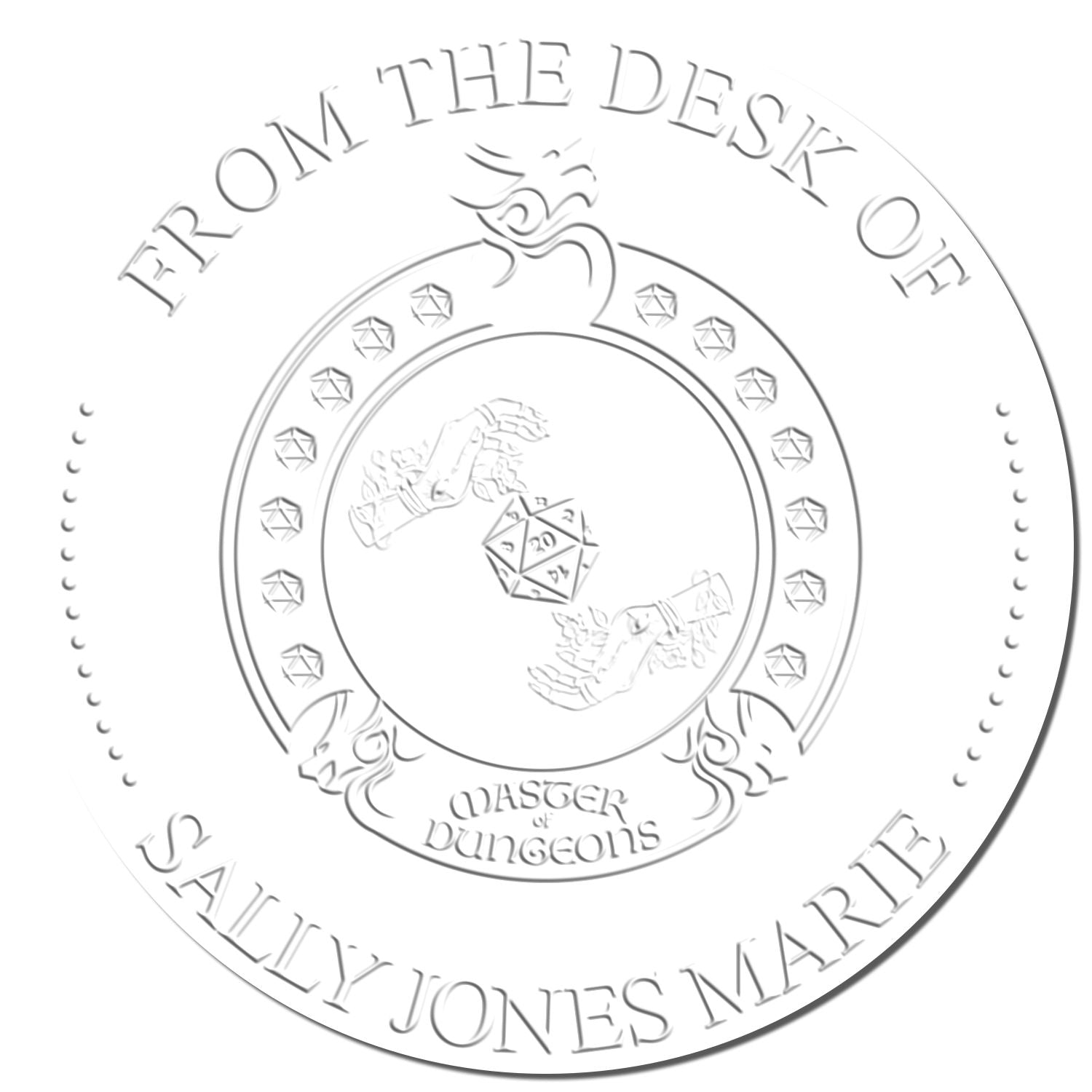 Soft Xorn Talisman Game Player Custom-Made Library Book Embossing Seal - Engineer Seal Stamps