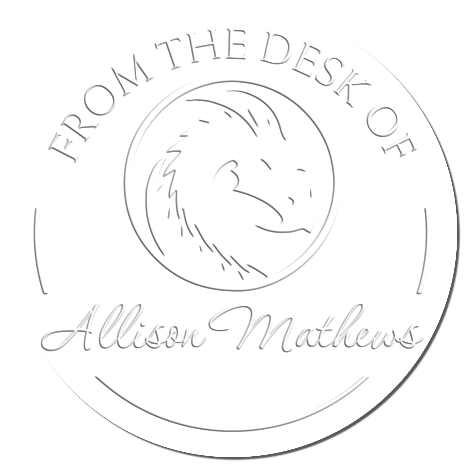 Soft Yklwa of the Ancients Game Player Custom-Made Book Return Embosser - Engineer Seal Stamps