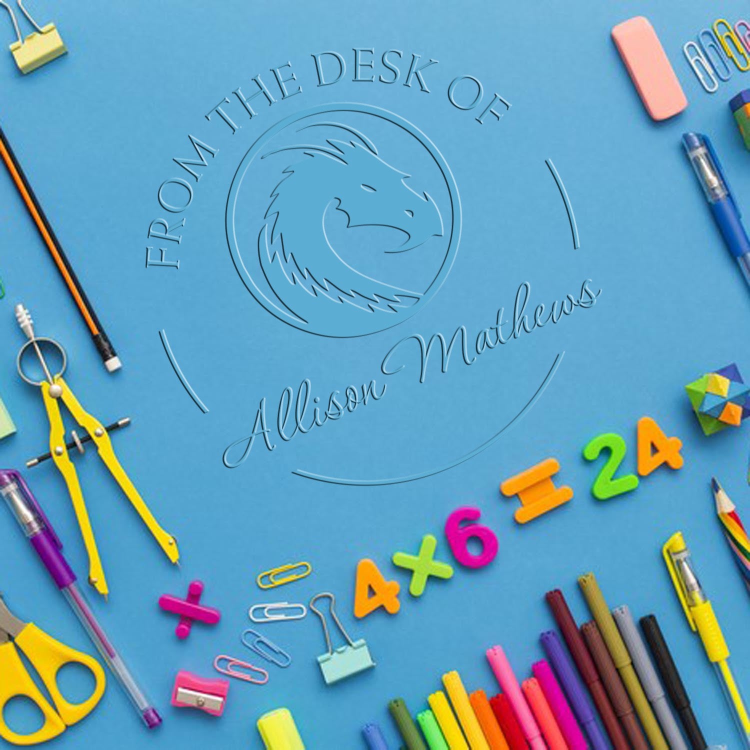 Yklwa of the Ancients Game Player Handheld Personalized Ex Libris Design Seal - Engineer Seal Stamps