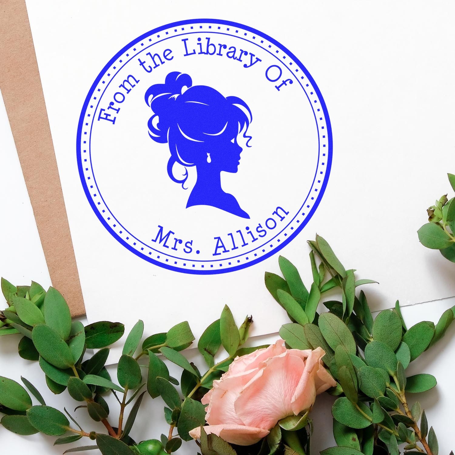 Princess Beatrice Pre-Inked This Book Belongs To Stamp - Engineer Seal Stamps