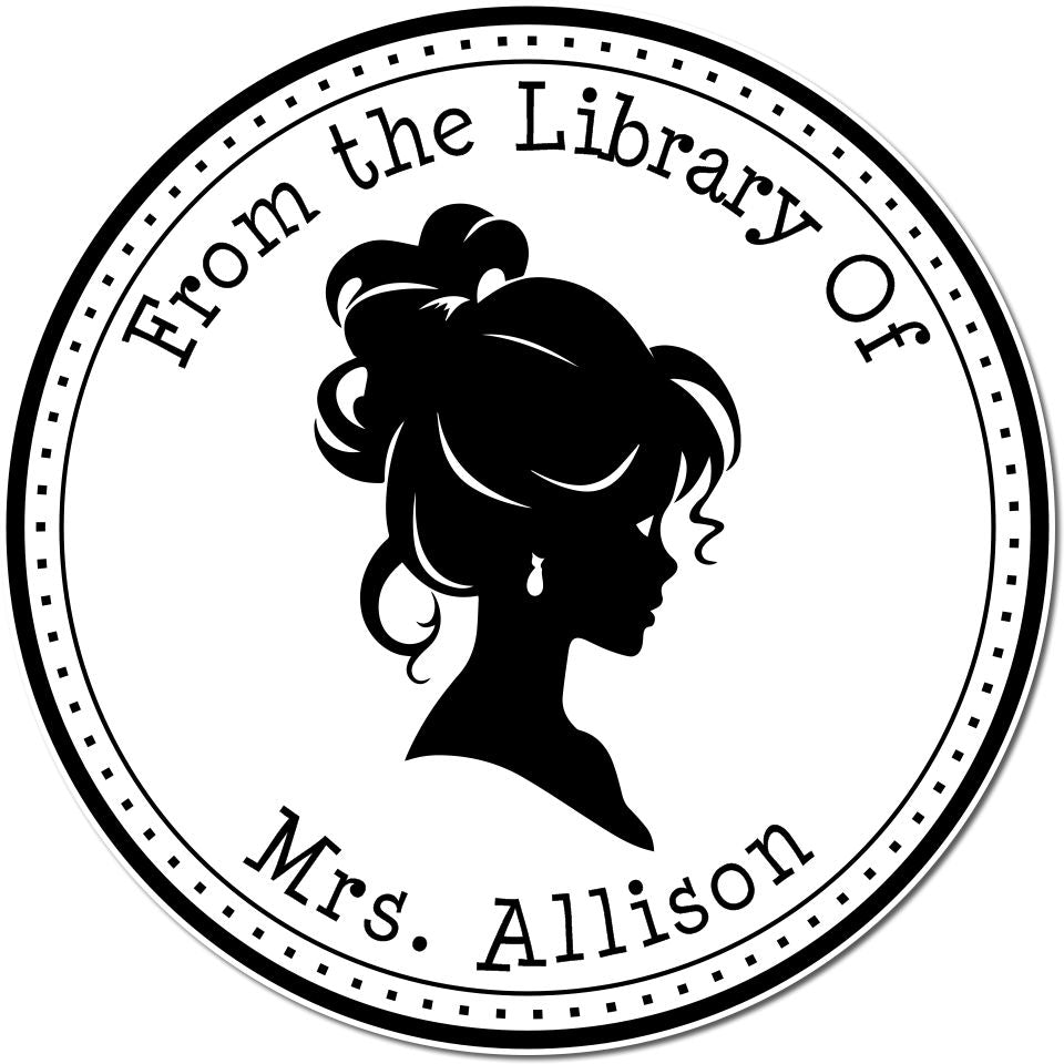 Princess Beatrice Pre-Inked This Book Belongs To Stamp - Engineer Seal Stamps