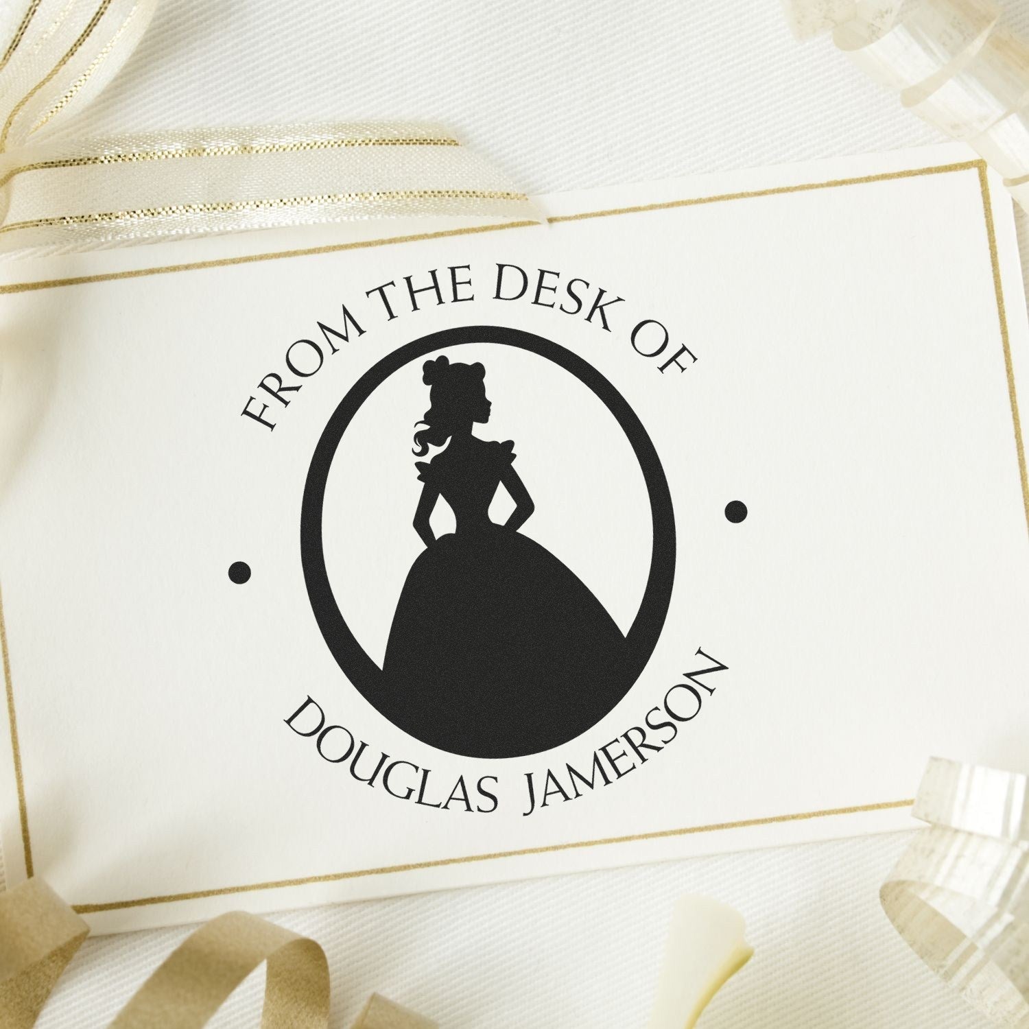 Wood Handle Princess Calliope Customized Name For Books Stamp - Engineer Seal Stamps