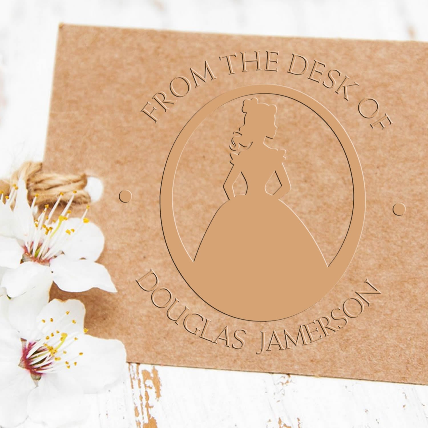 Princess Camilla Handheld Personalized Embossing Seal