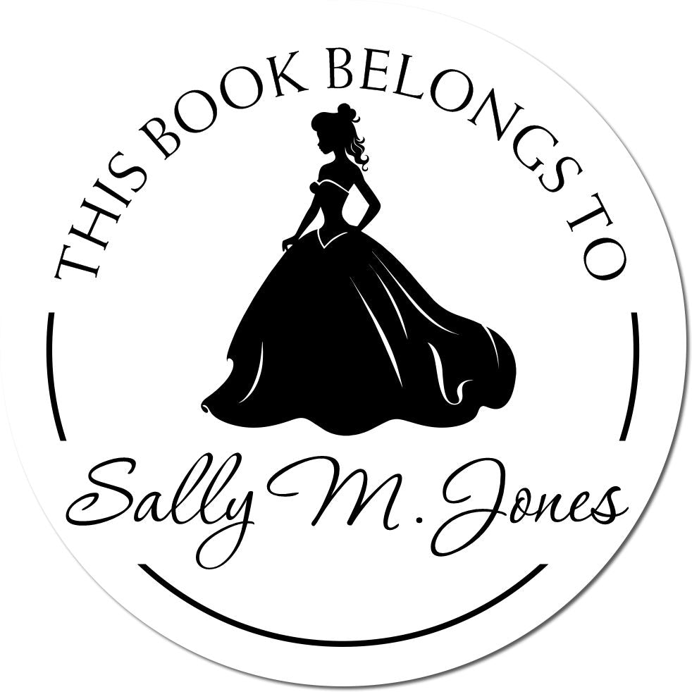 Wood Handle Princess Eugenie Customized Ex Libris Stamp - Engineer Seal Stamps