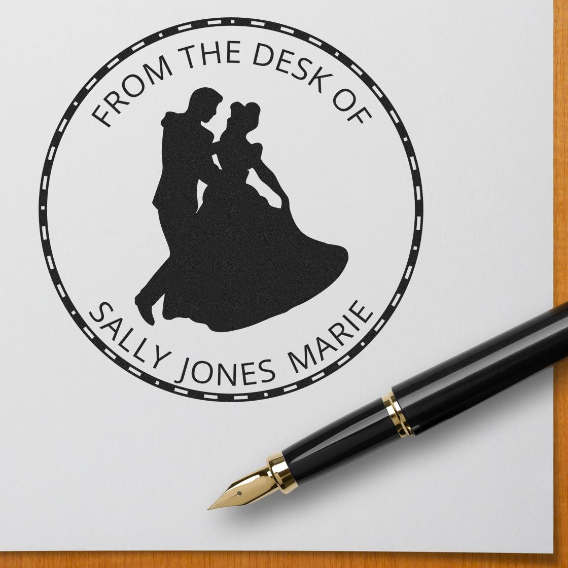 Wood Handle Princess Fiona Customized From The Study Of Stamp - Engineer Seal Stamps