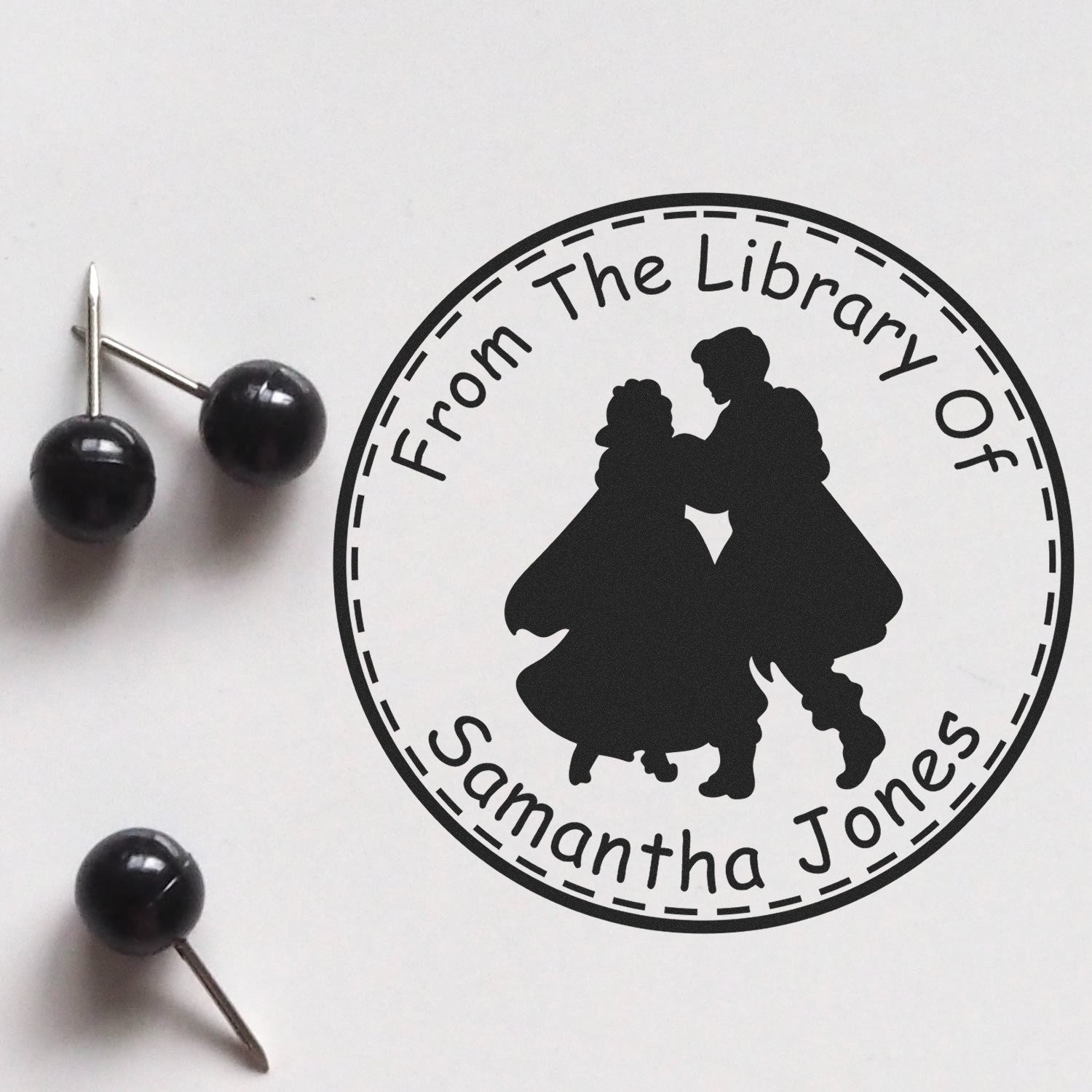 Princess Freya Pre-Inked Book Personalization Stamp - Engineer Seal Stamps